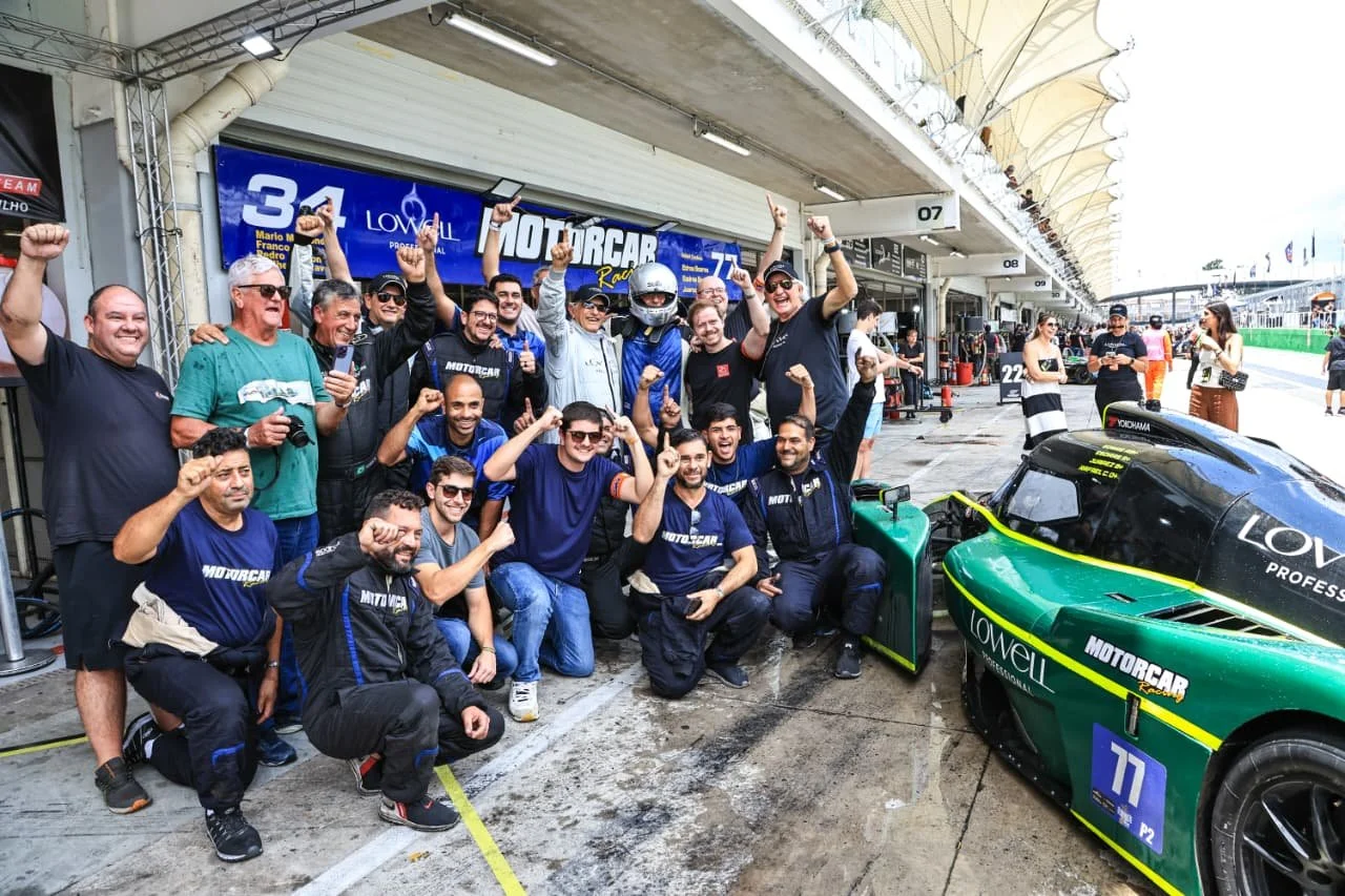 Equipe Motorcar Itapira Racing Lowell é campeã da classe P2 nas 1000 Milhas em Interlagos