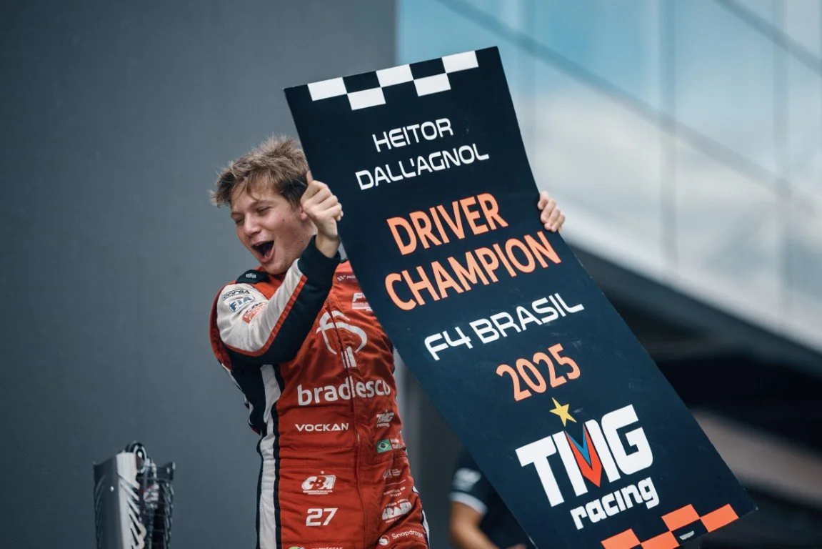 Campeão da F4 Brasil, Heitor Dall’Agnol é confirmado na Eurocup-3 pela Palou Motorsport