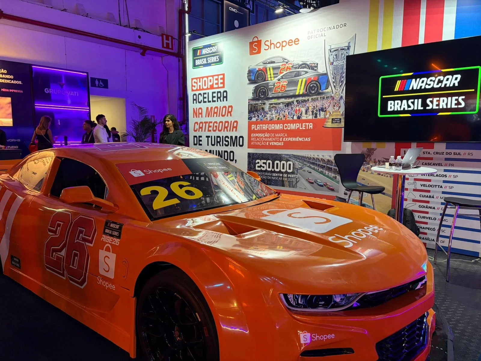 Nascar Brasil anuncia a Shopee como patrocinadora da temporada 2026