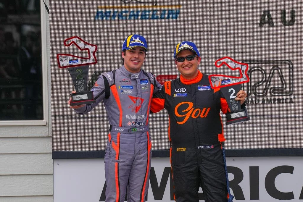 De último no grid ao pódio: Celso Neto conquista o 2º lugar na IMSA em Road America