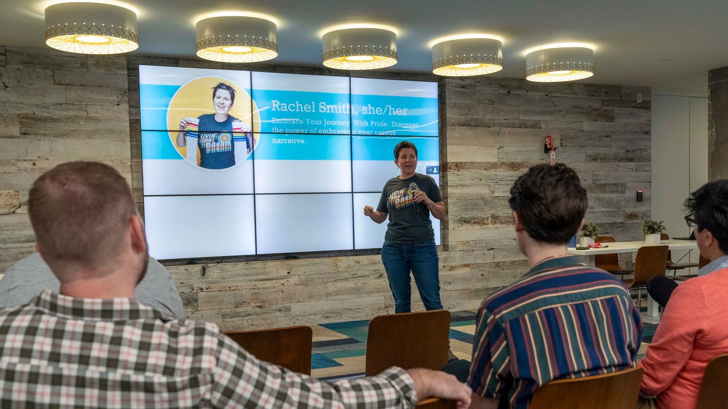 rachel smith speaks at visa