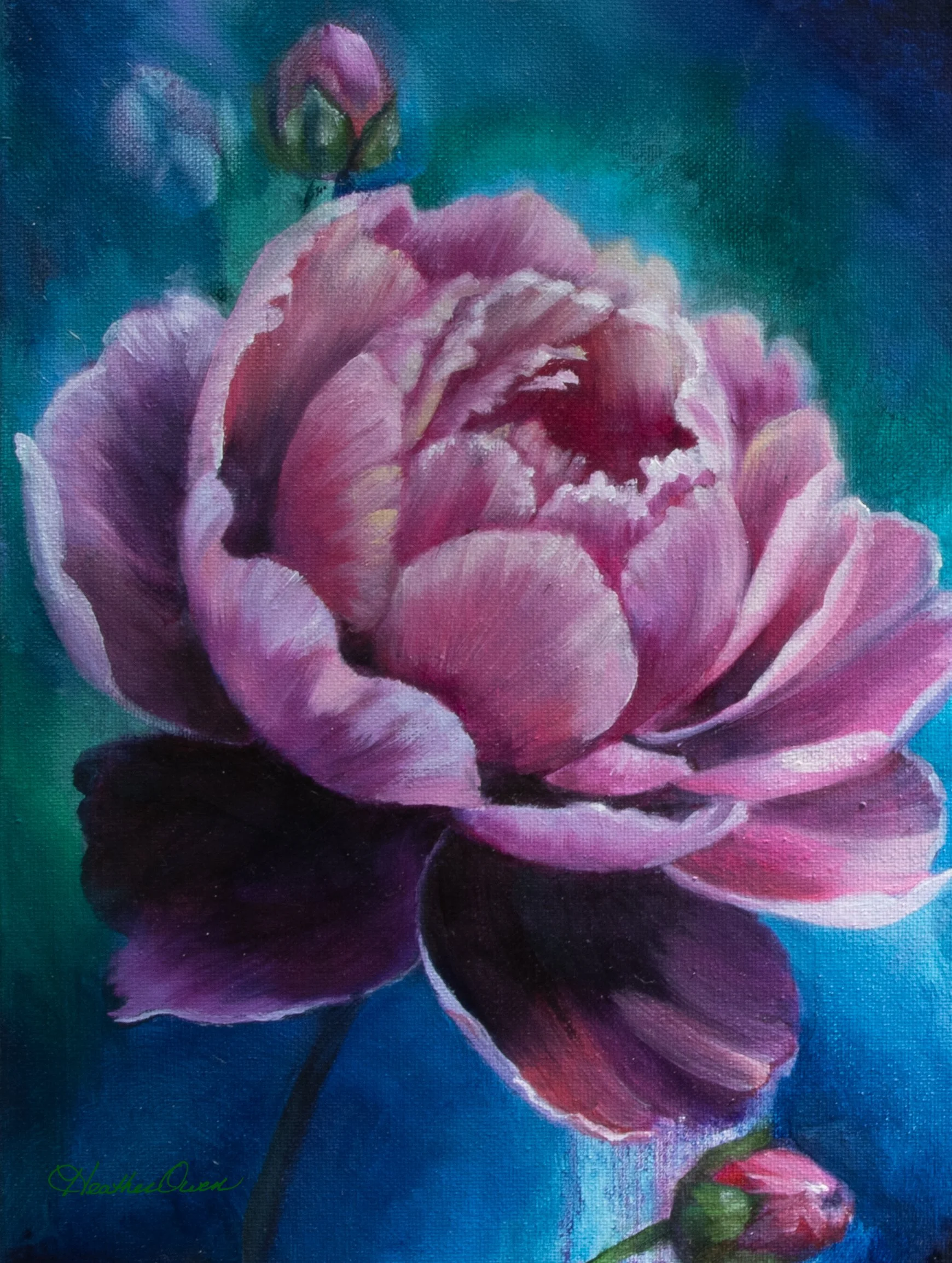 Joyful Peony | 8 x 10