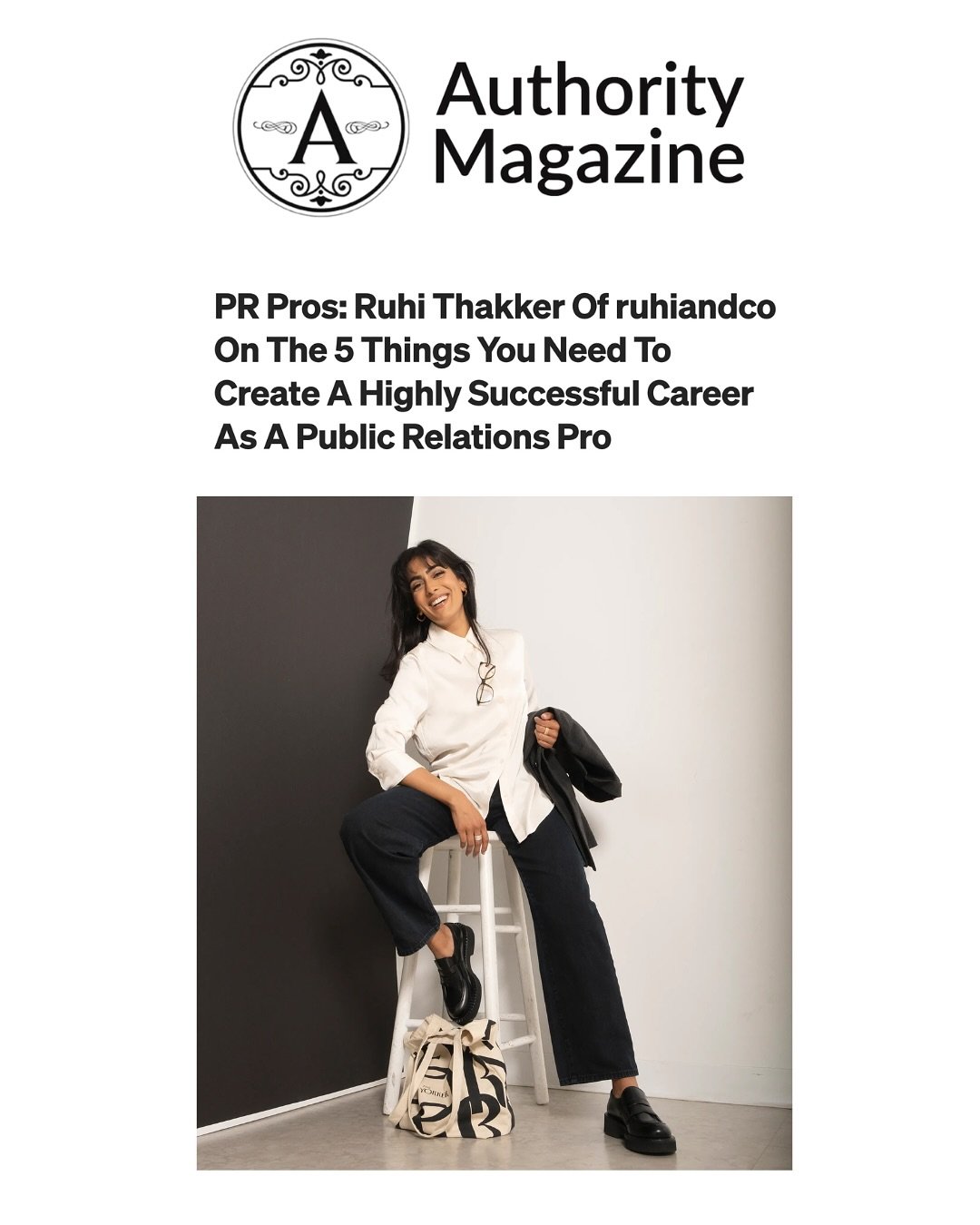 @ruhithakker on what drives long-term success in pr + how she&rsquo;s building an agency around it