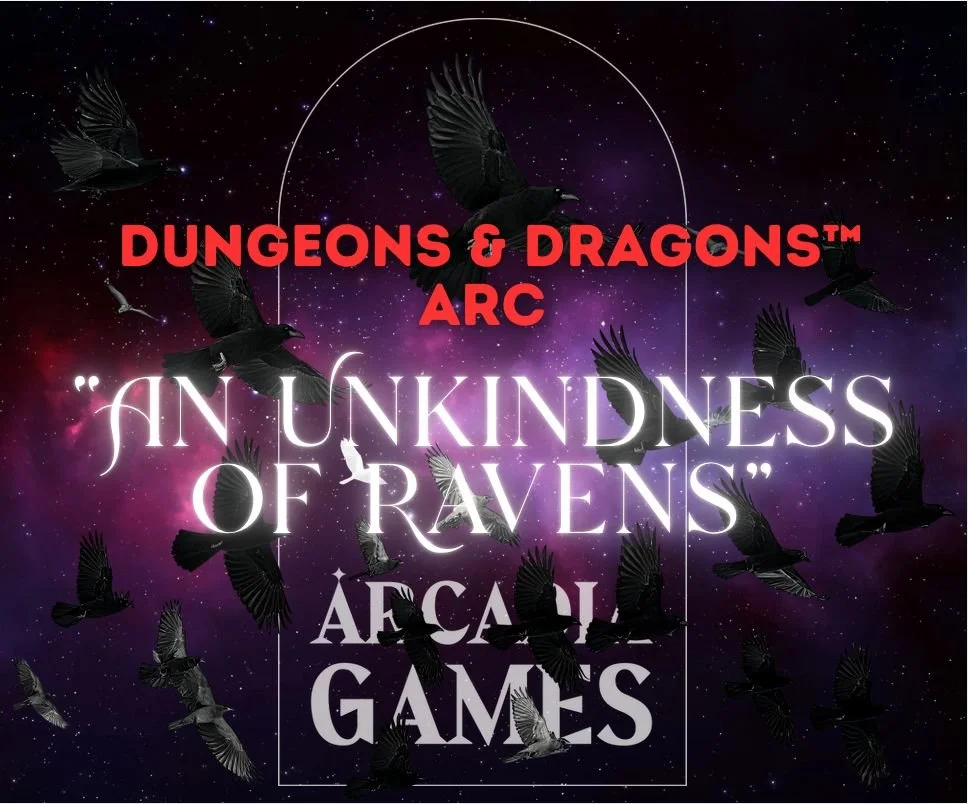 An Unkindness of Ravens: A Cherisa Arc - Tue 10th, Tue 17th, Tue 24th March - 7pm