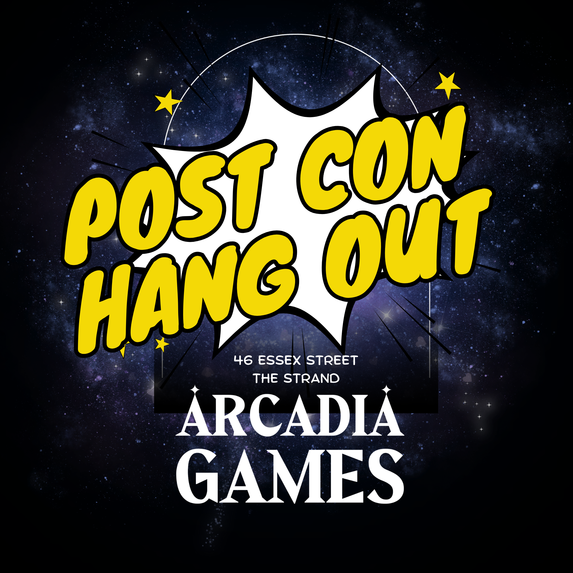 Post Con Hang Out! - Sat 23rd May - 7pm