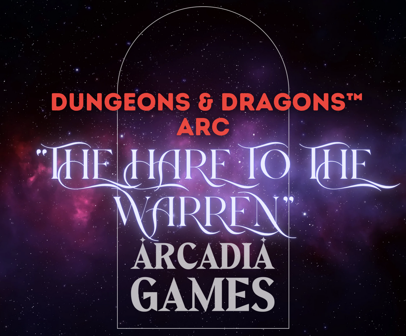 The Hare to the Warren - A Two Part Arc - Tue 7th, Tue 14th April - 7PM