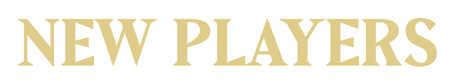 Text reading 'New Players' in a stylized font.