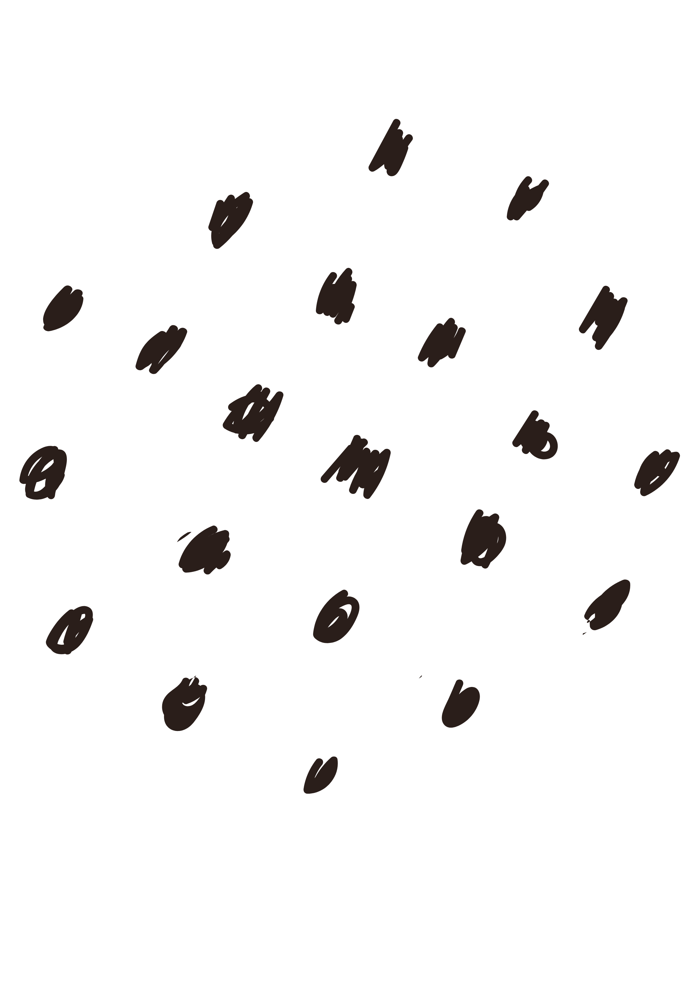 hand-drawn illustration of a smiling anteater standing upright, with a curved snout, bushy tail, and small paws, on a transparent background