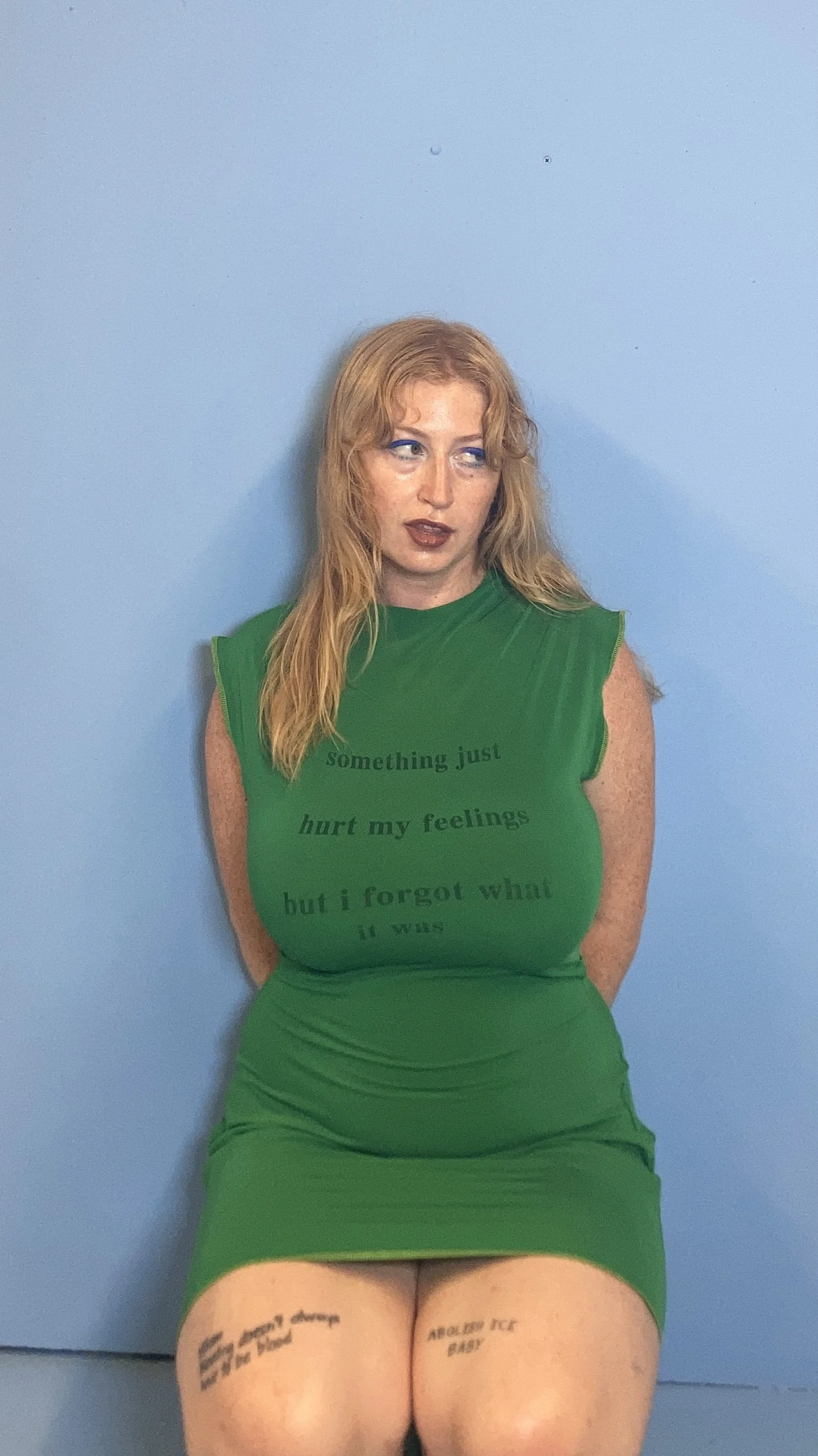something hurt my feelings dress