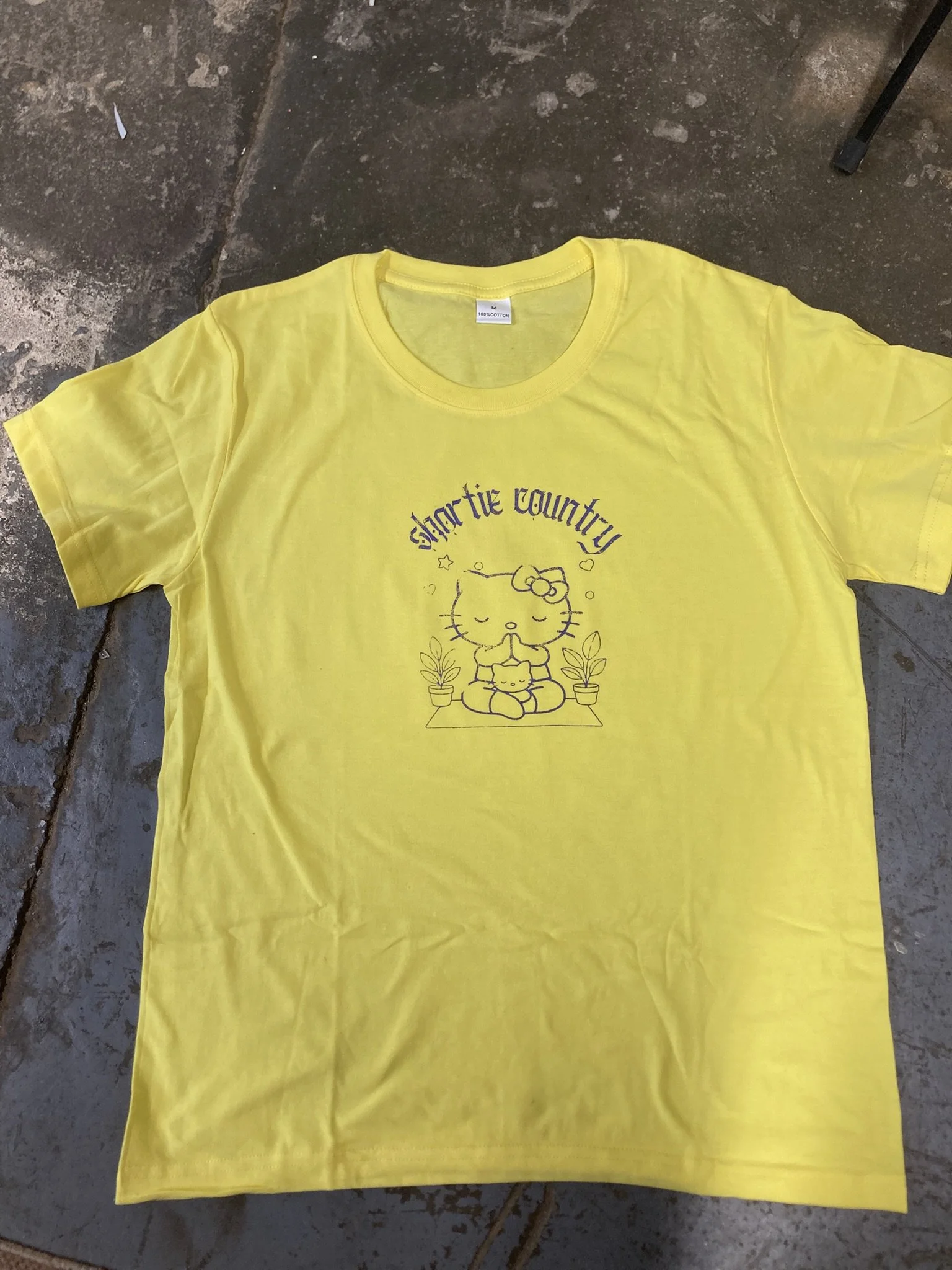 Shortie Country x Hello Kitty YELLOW