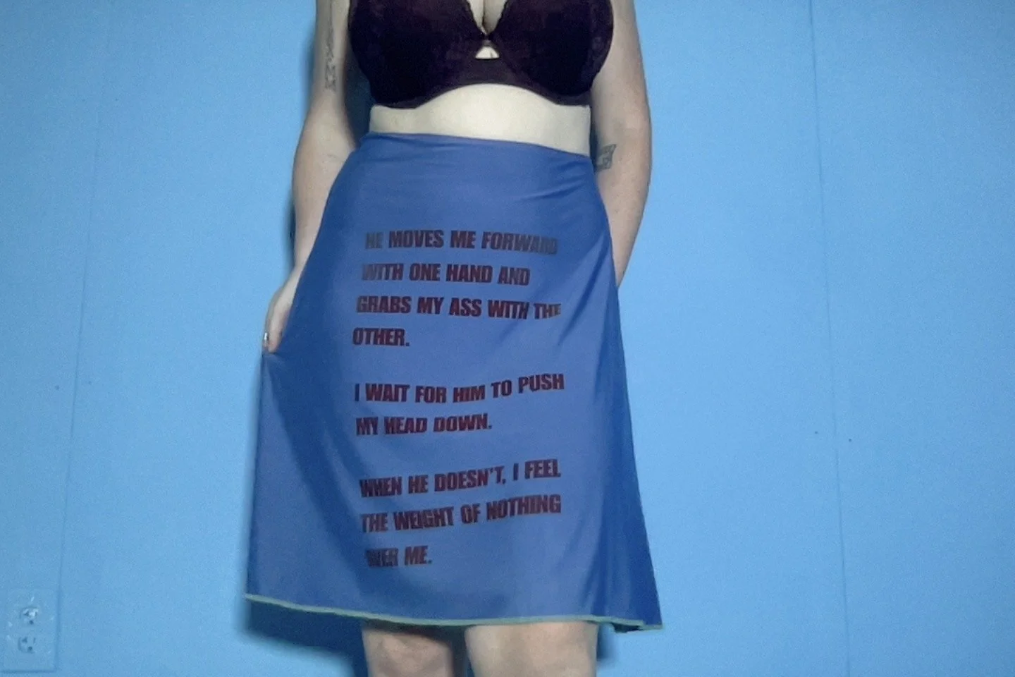 push my head down skirt