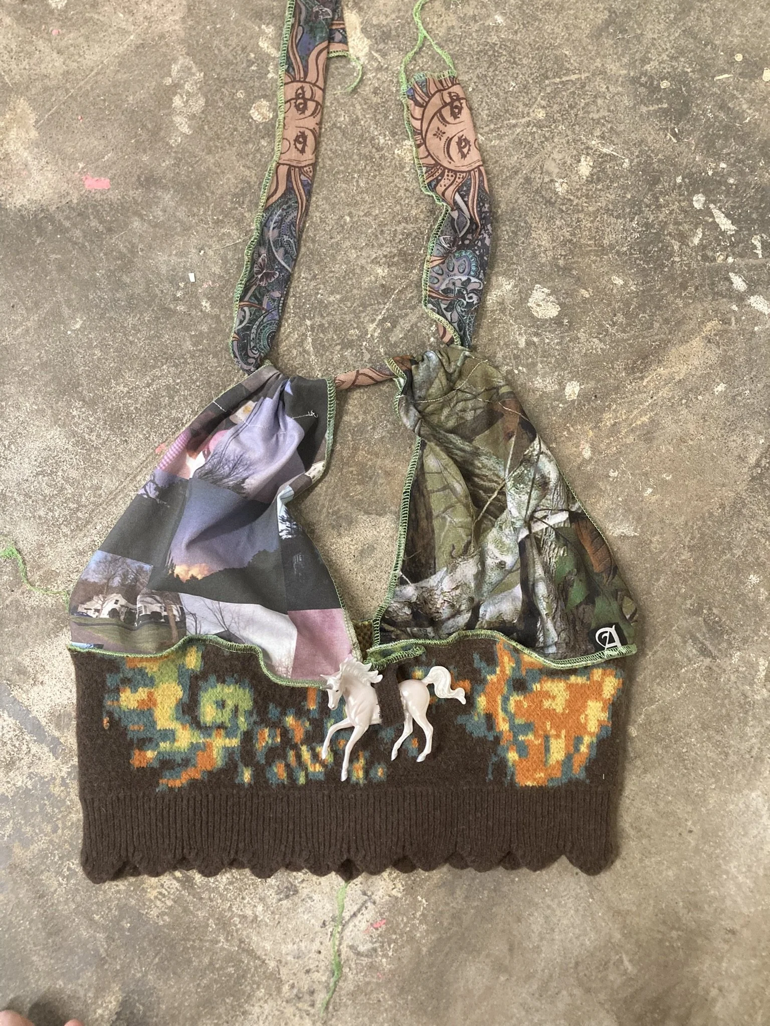 big horse halter top
