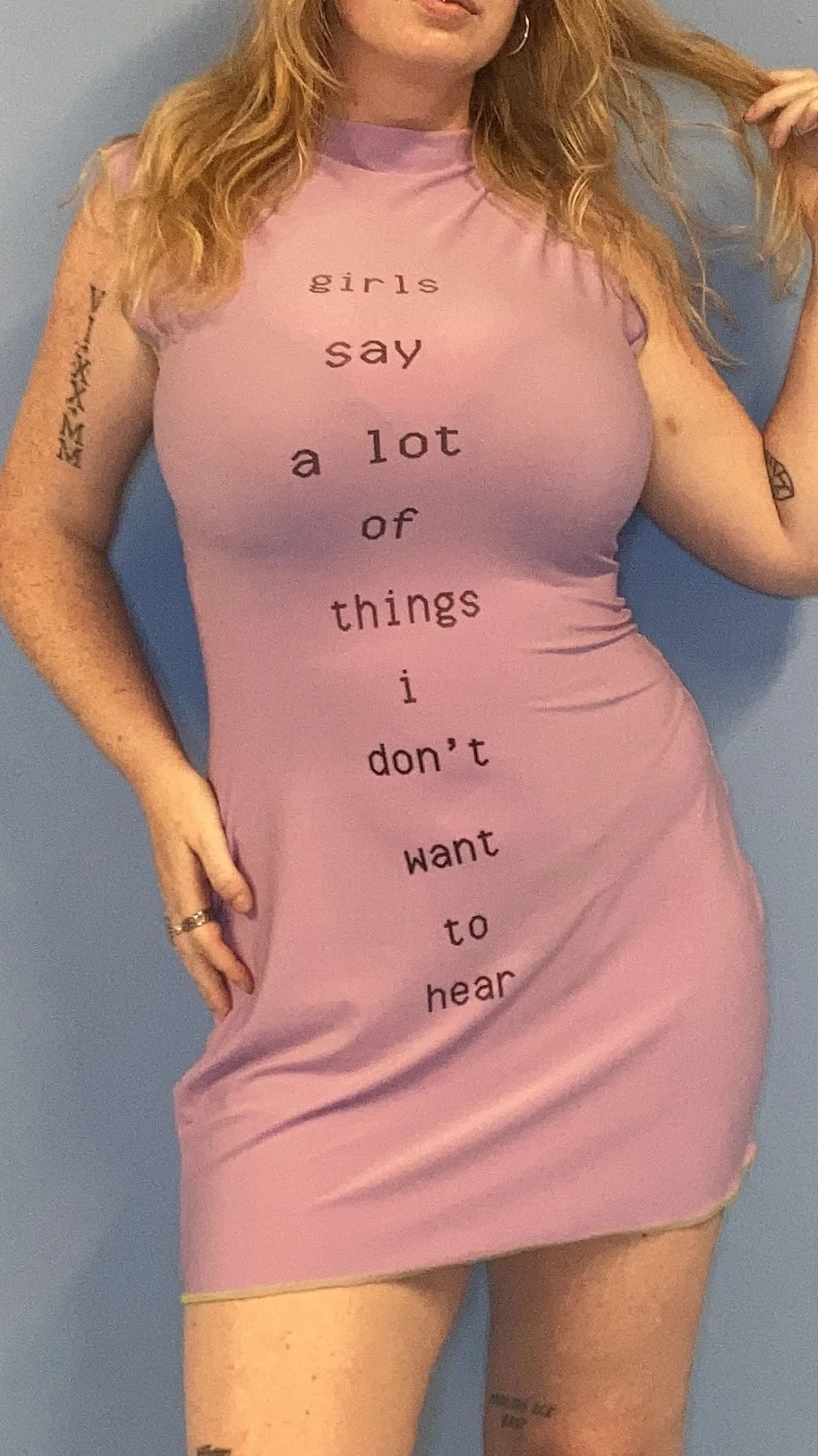 girls say things i dont want to hear dress