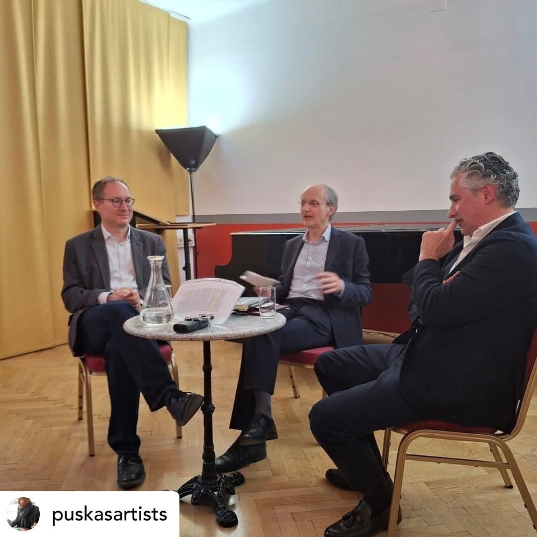 Posted @withregram • @puskasartists Quite the evening yesterday at the Österreichische Gesellschaft für Musik, where we presented the new @gramolarecords @richardstrausstage Edition with Dominik Sedivy, @remyballot and Peter Kislinger