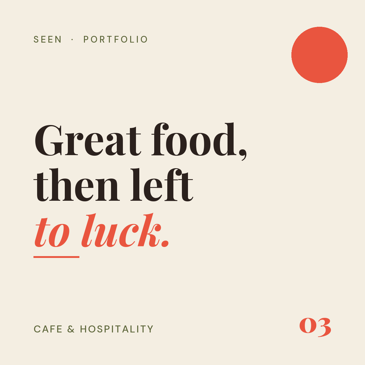 Quiet on a Tuesday at an exceptional brunch spot…