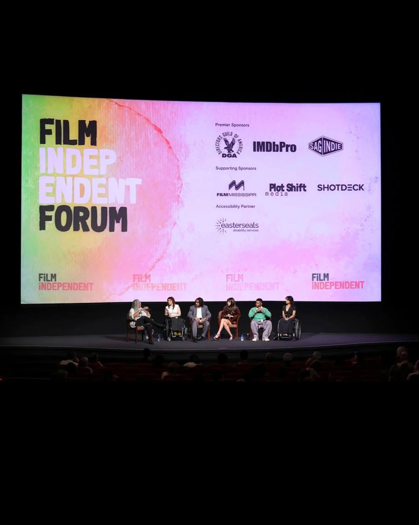 Congratulations to @filmindependent on an incredible Film Forum this year! We're so proud to support this essential work convening and building community with the boldest, most creative voices in the industry ✨