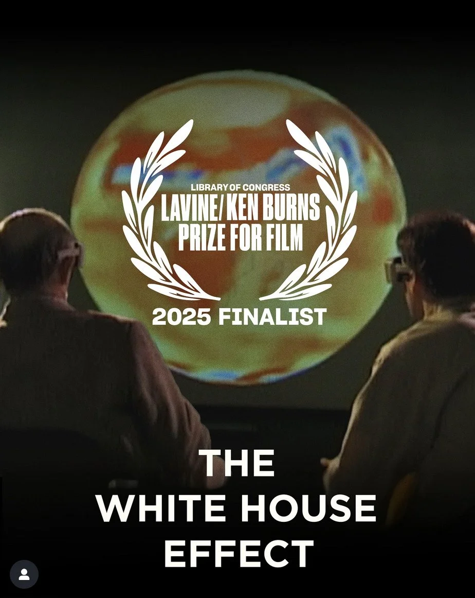 Honored to be a finalist for the prestigious @librarycongress Lavine/Ken Burns Prize for Film, among many other accolades. @thewhitehouseffect
