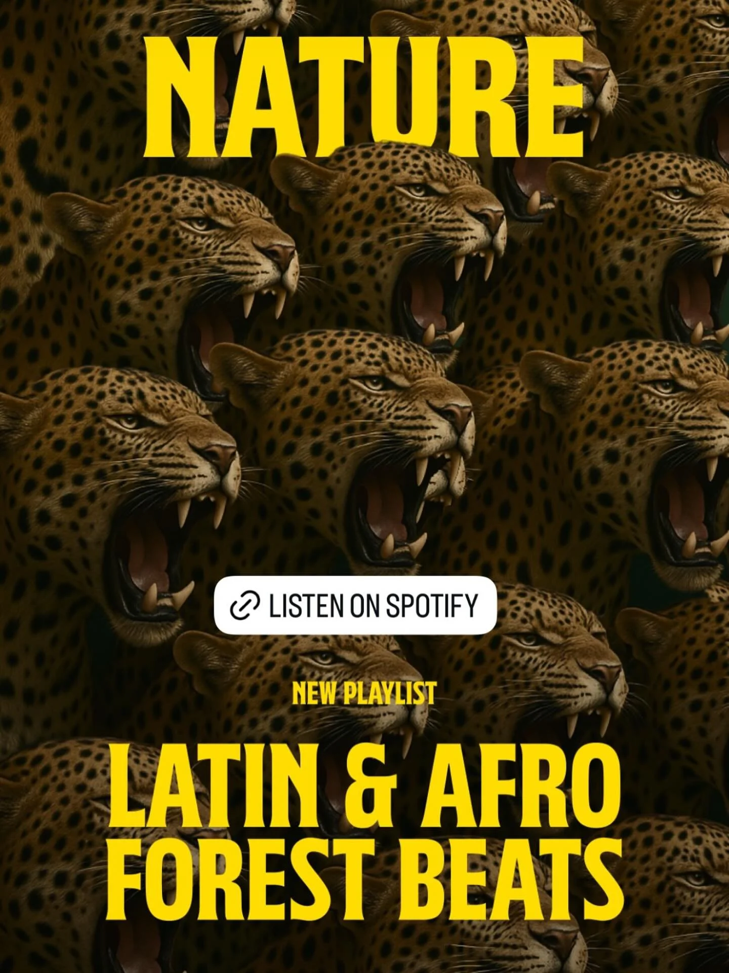 @cop30nobrasil and Brasil on your mind? Stream @nature_theartist &lsquo;s superb Latin &amp; Afro Forest Beats playlist on @spotify for all the rhythm and feels 🐍🐆🦋🦜, link below. Plus, all tracks crediting NATURE support her conservation, courtes