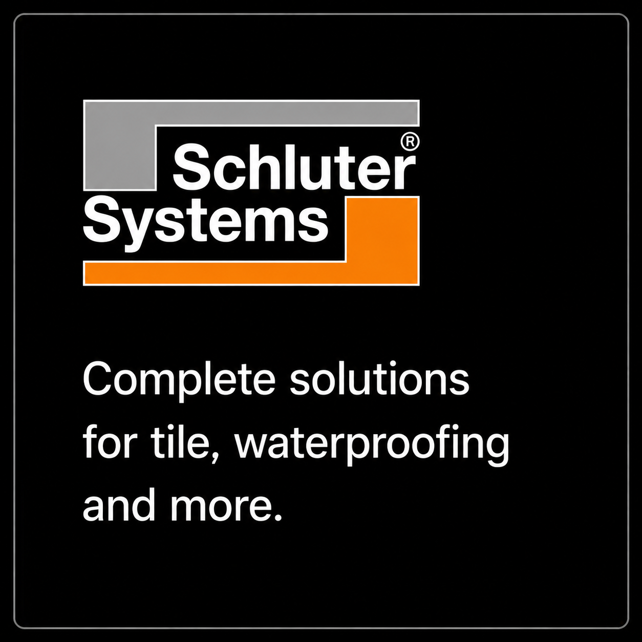 Schluter waterproofing system for tile showers and bathrooms, providing reliable waterproofing, crack isolation, and long-lasting tile installations.