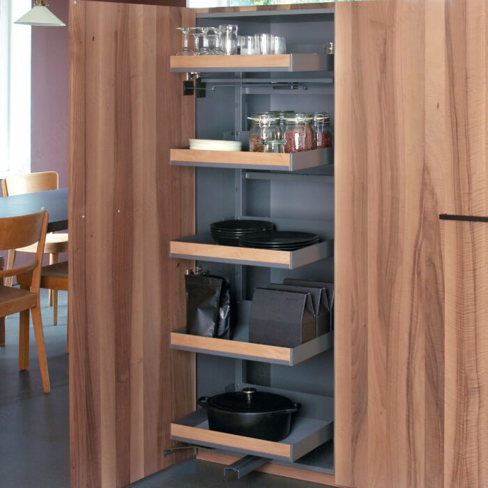 pullout pantry storage caddy