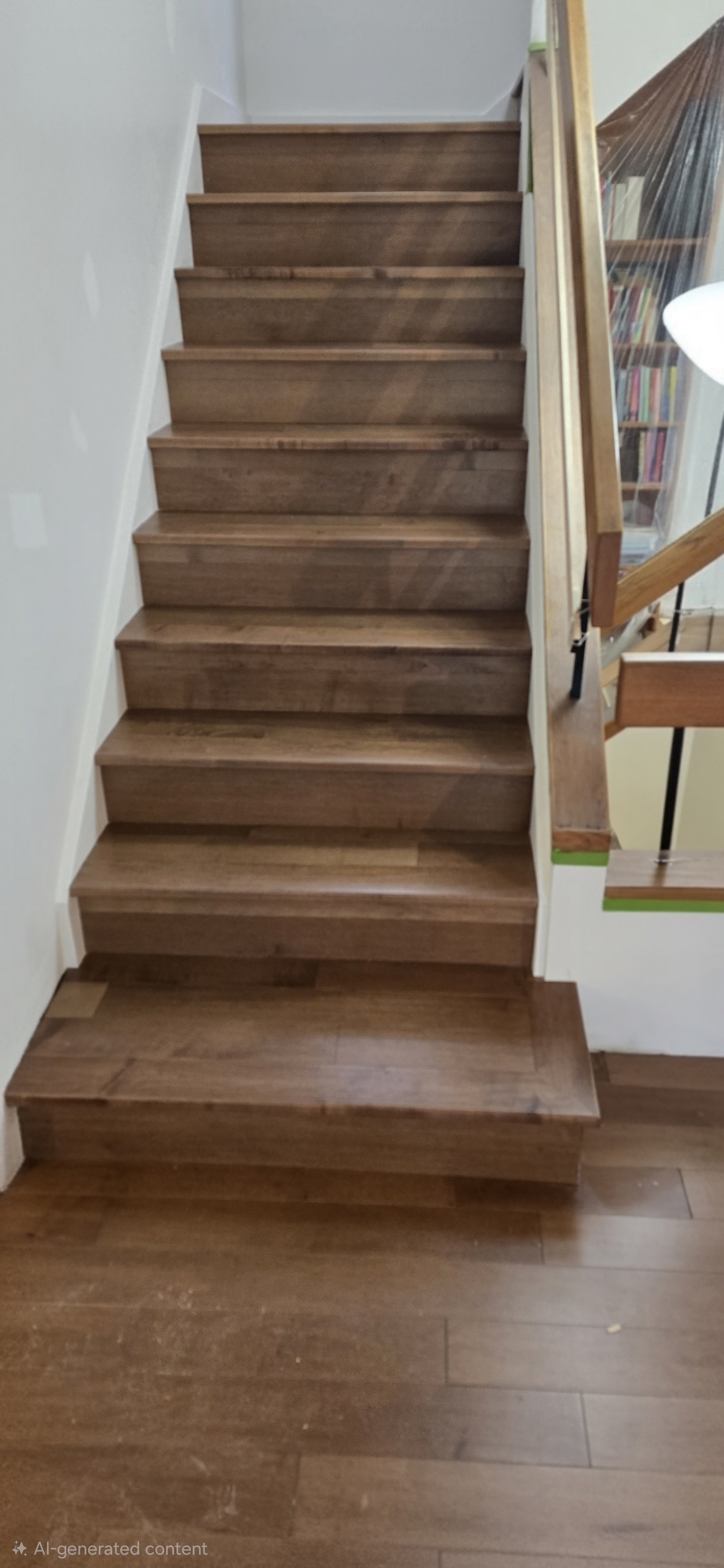 New Hardwood Custom Staircase - Peckham Professional Contracting