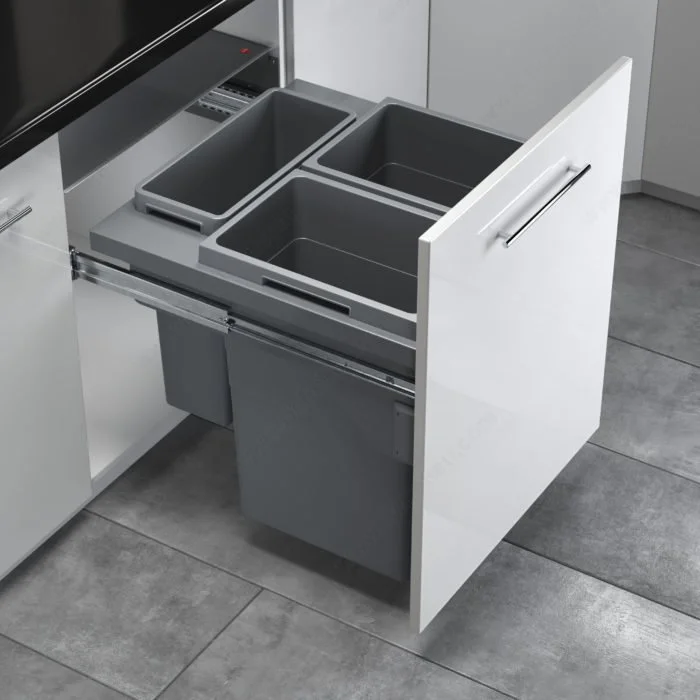 kitchen base cabinet trash/garbage/recycling pullout