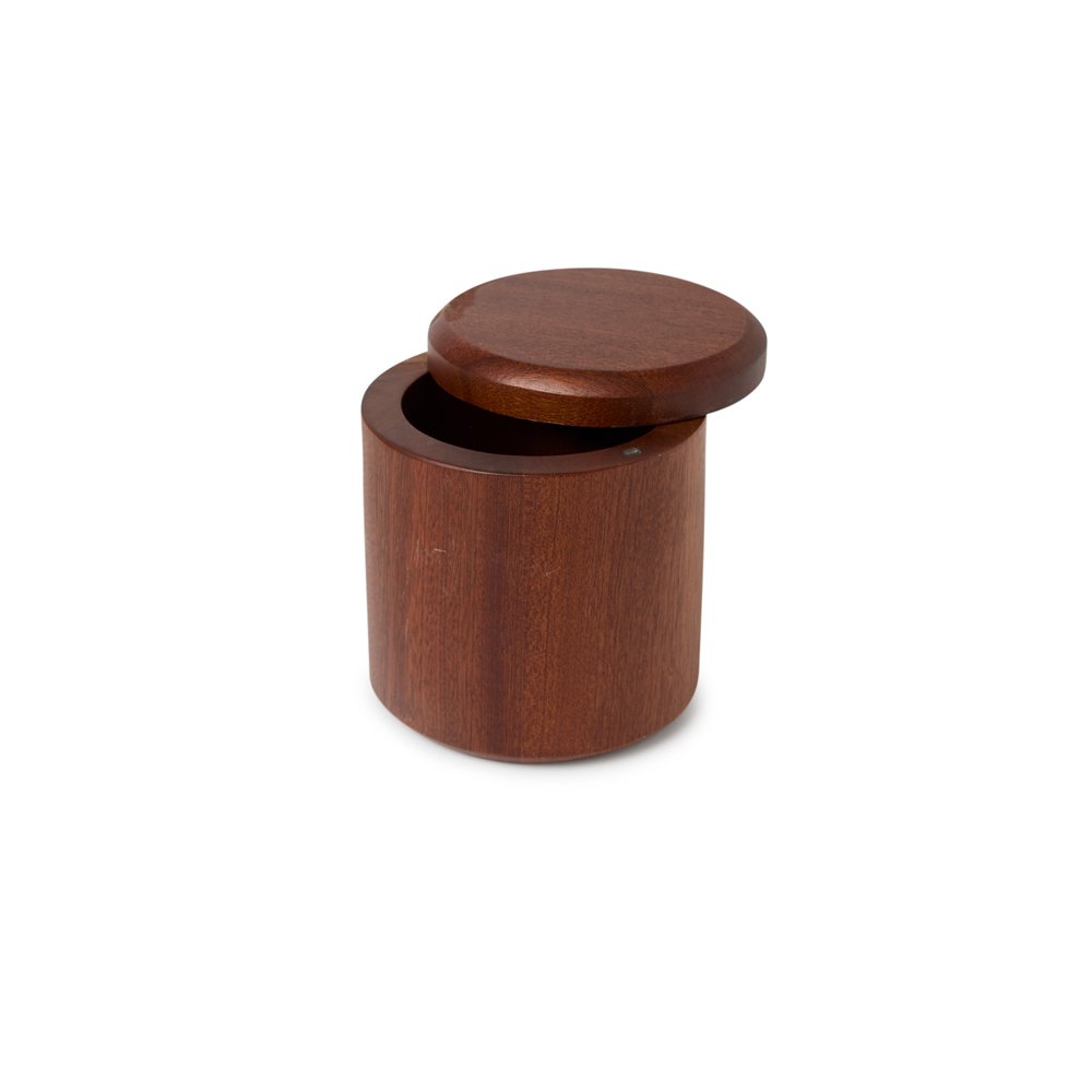 Canister - Wooden with Swing Lid