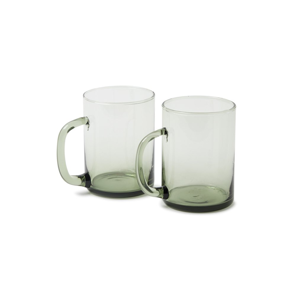 Mugs - Green Glass