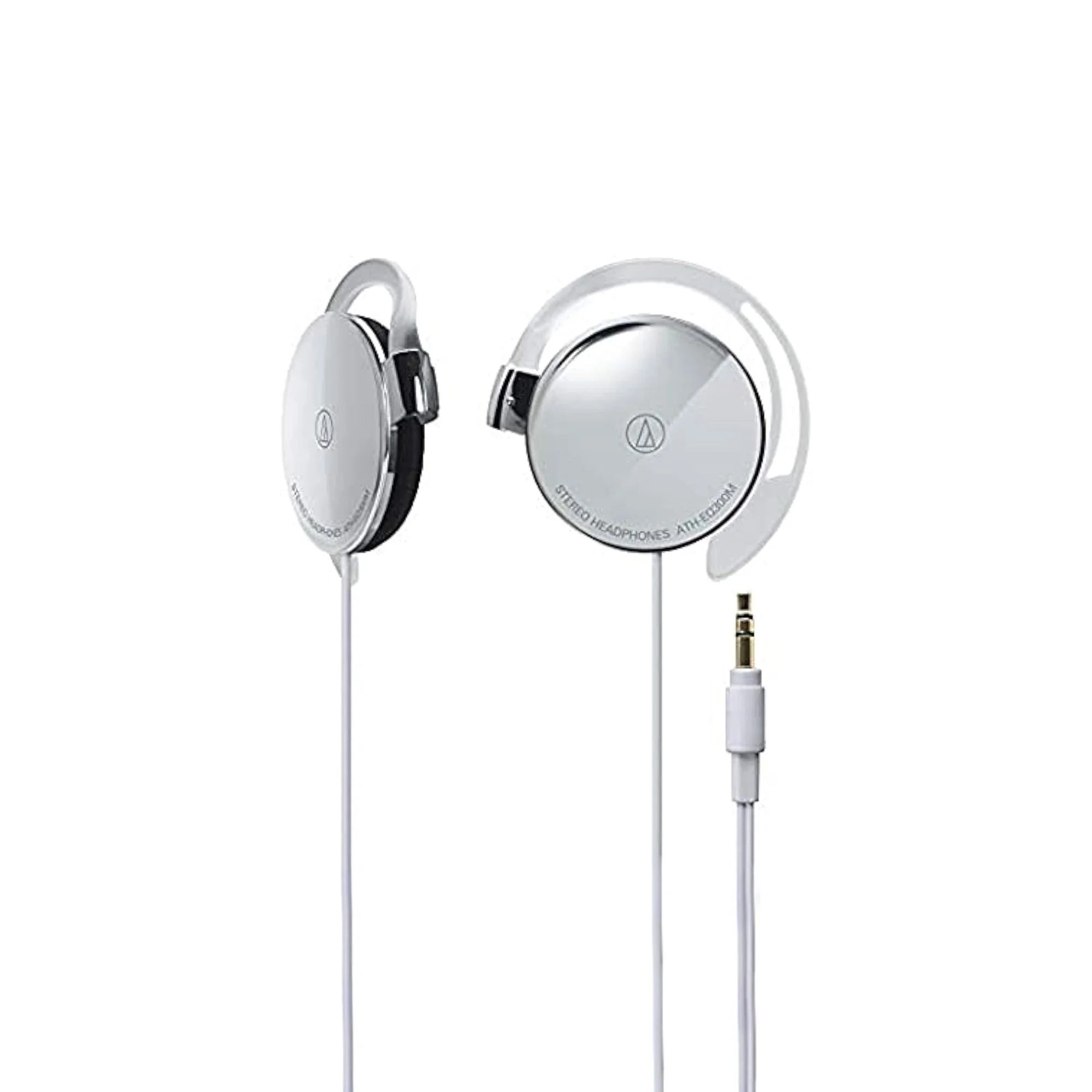 Headphones Futuristic Chrome Silver
