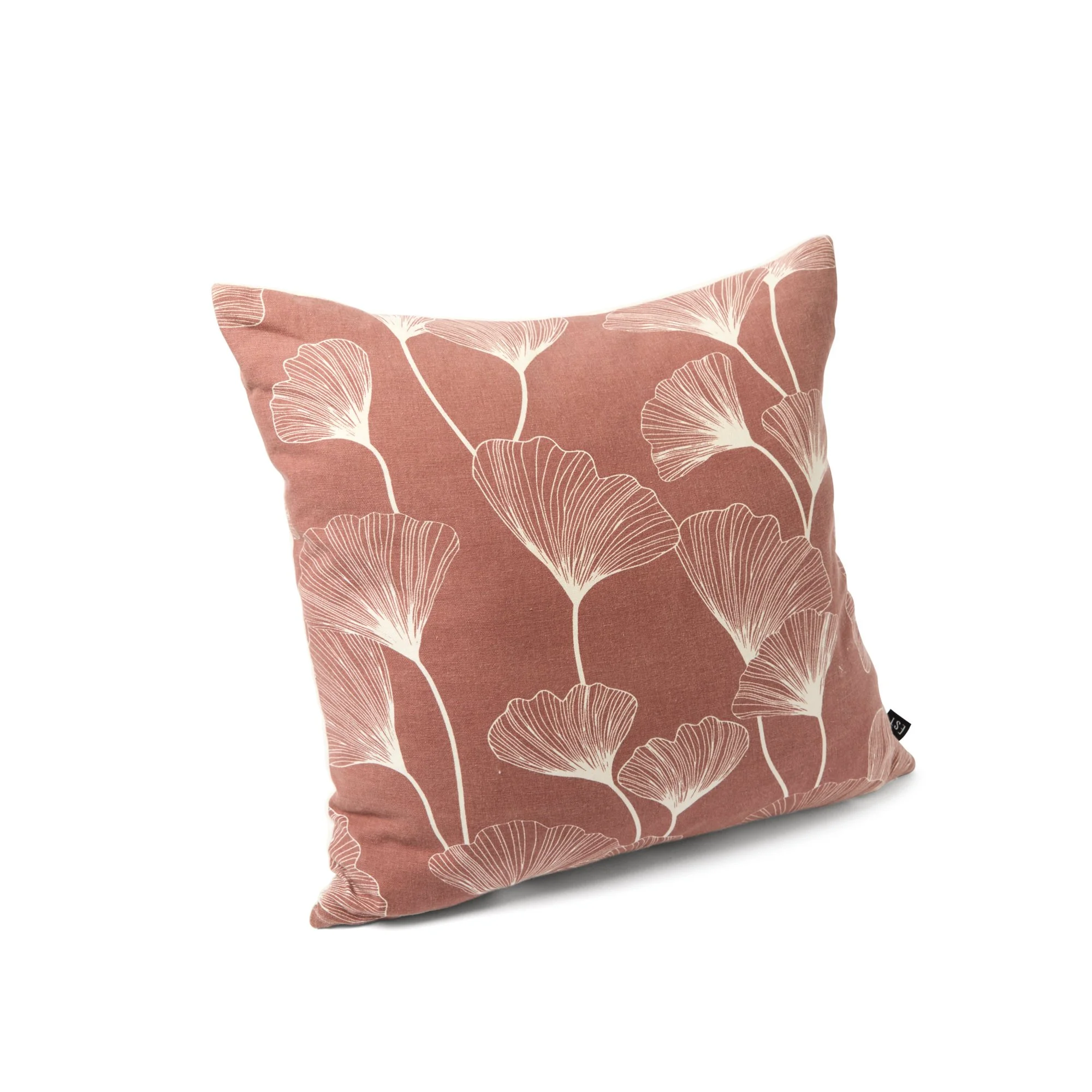Throw Pillow Pink Ginko