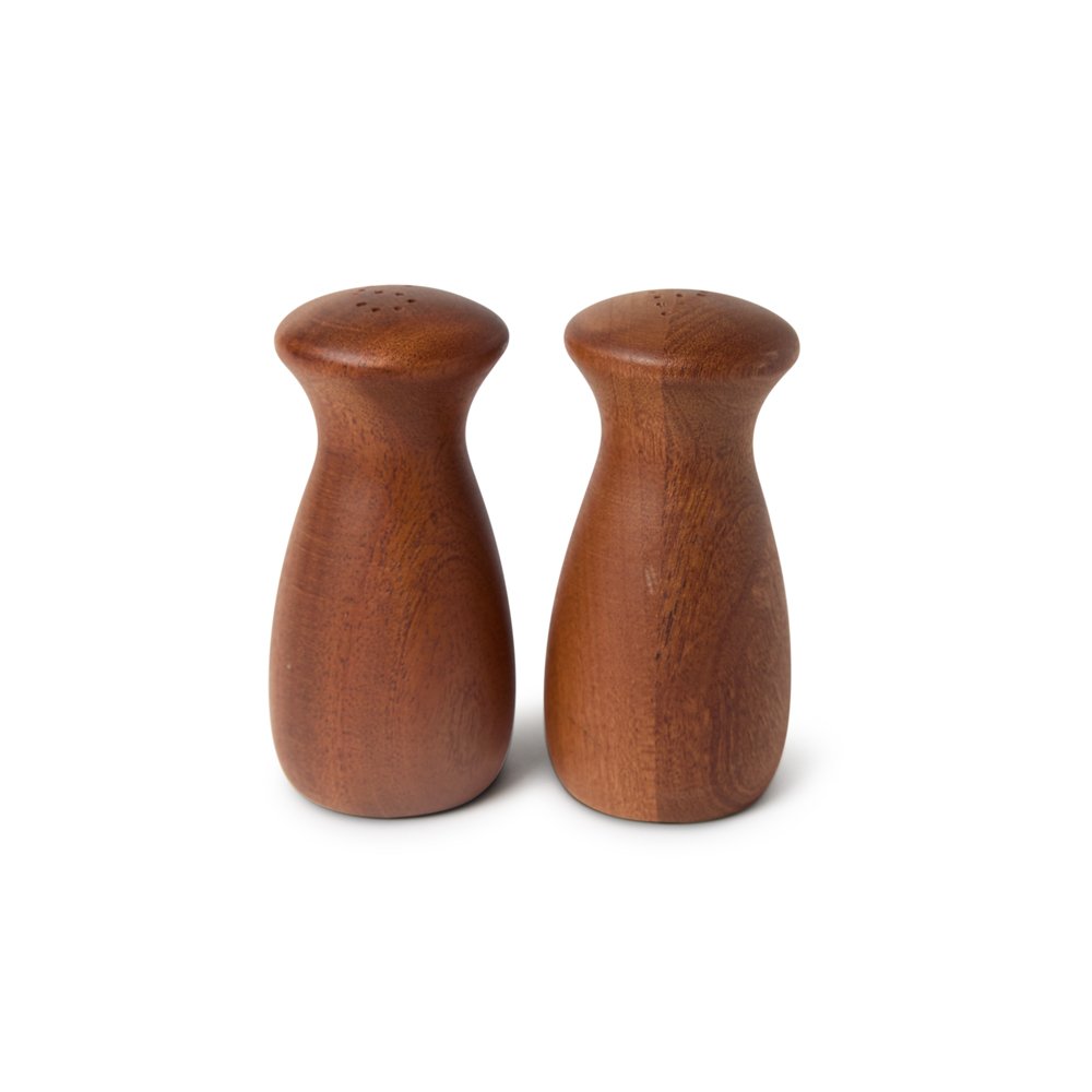 Salt + Pepper Shakers - Small Wooden