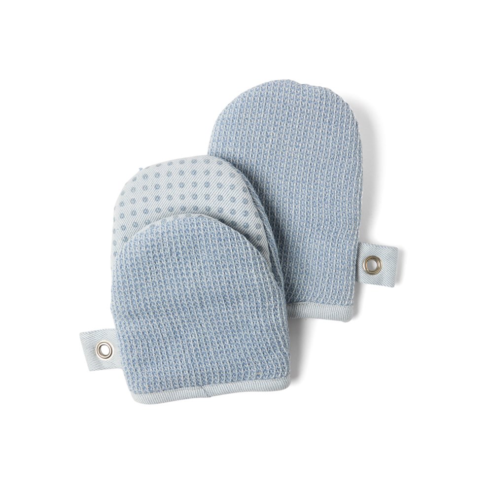 Oven Mitts - Short Blue