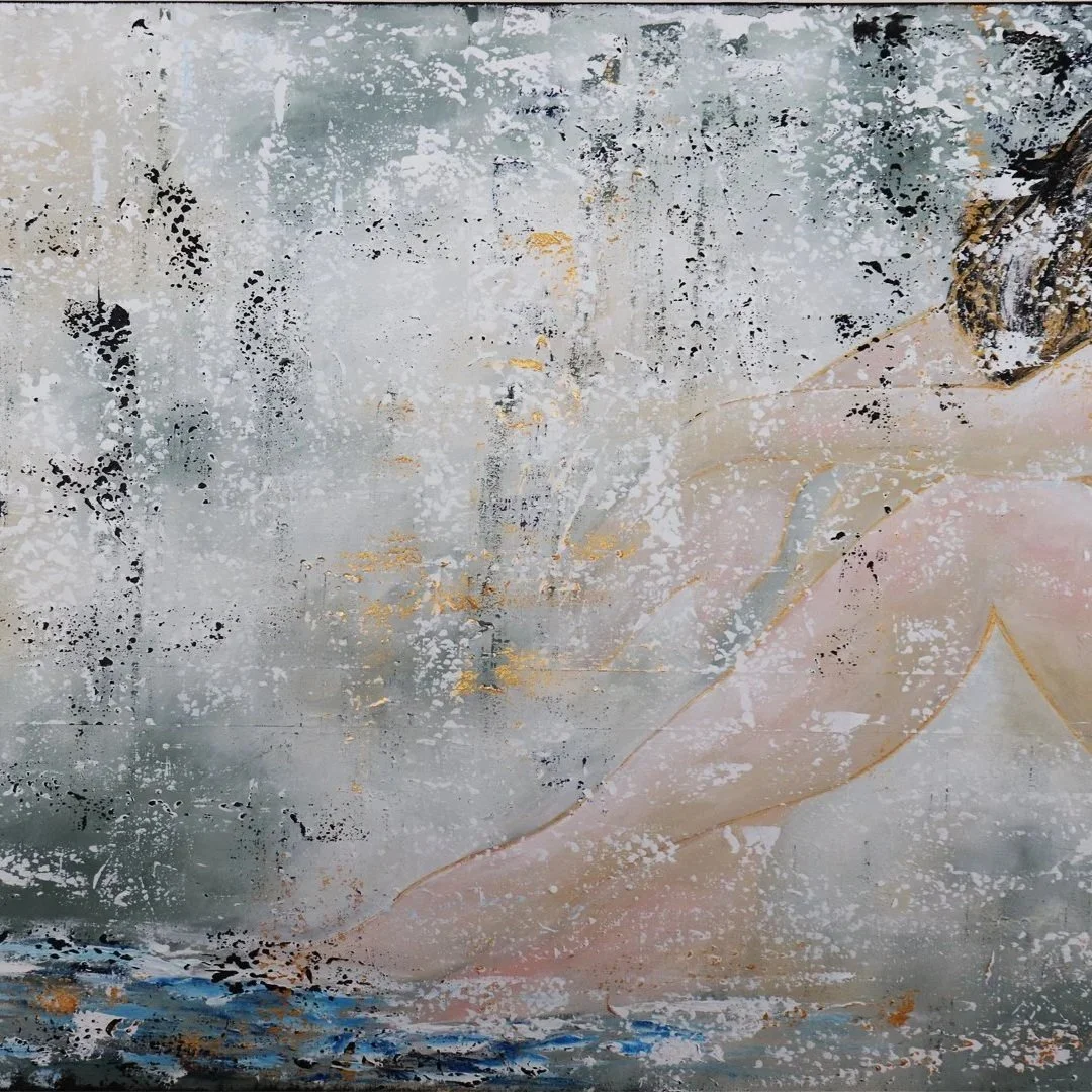 Seated at the Ocean's Edge