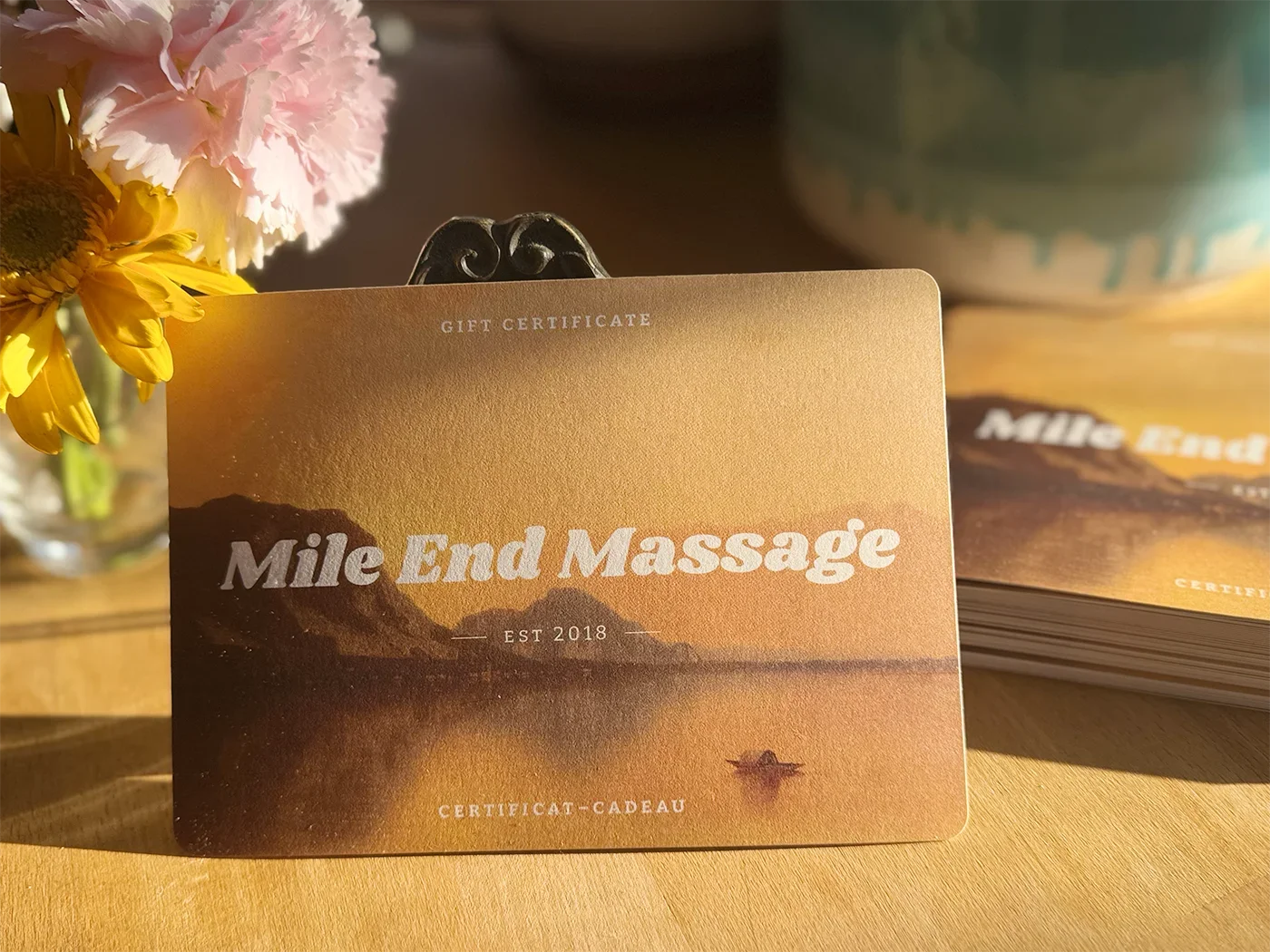 Paper gift certificate