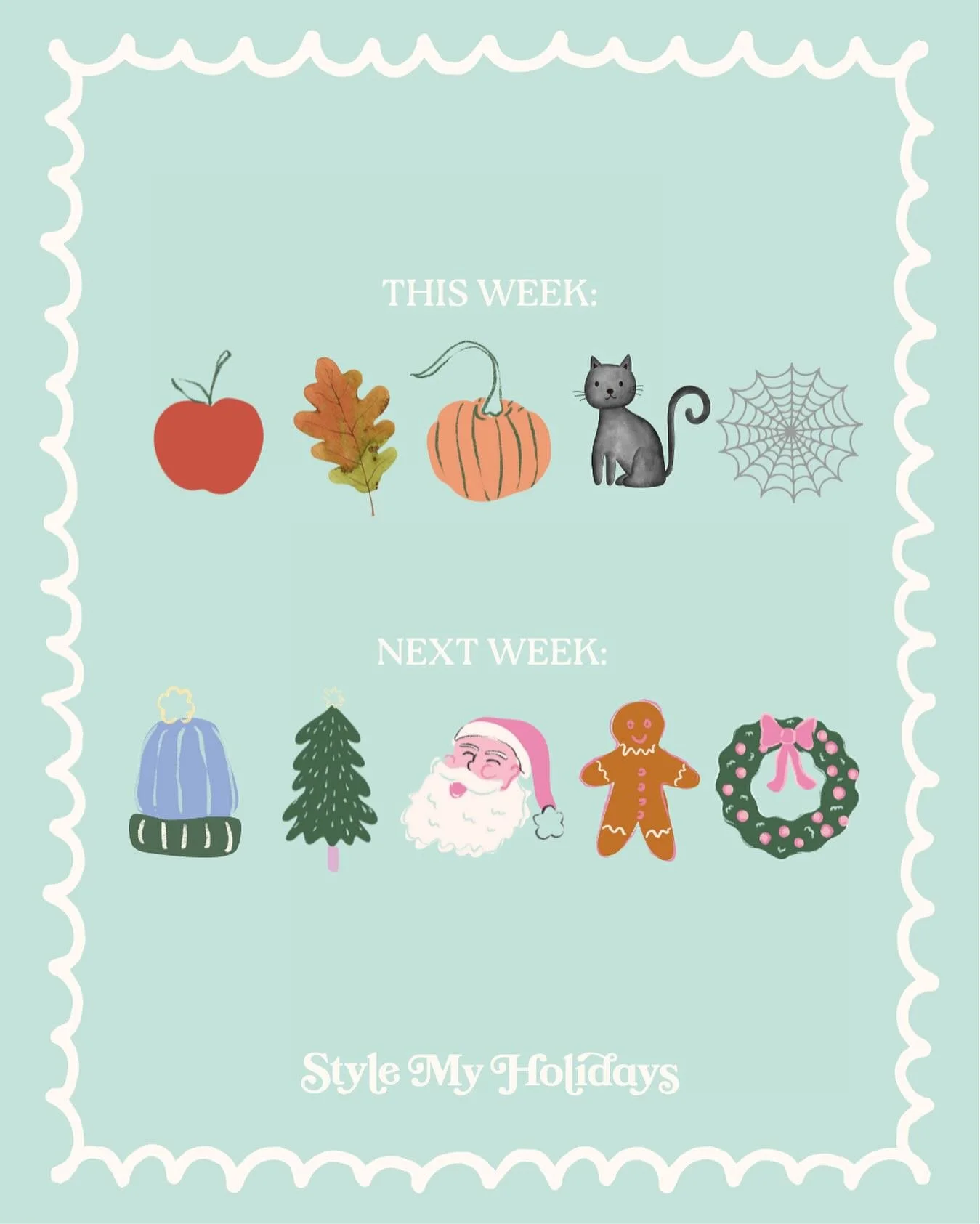 QUESTION TIME 🥳

Are you (A) a Halloween person or (B). a Christmas person or (C) All of the above? 🎄🎃 Repost &amp; tag us!
.
.
.
.
Thank you @brightenmade for designing our logo and Christmas icons 😍

#StyleMyHolidays #HolidaySeason #FestiveVibe