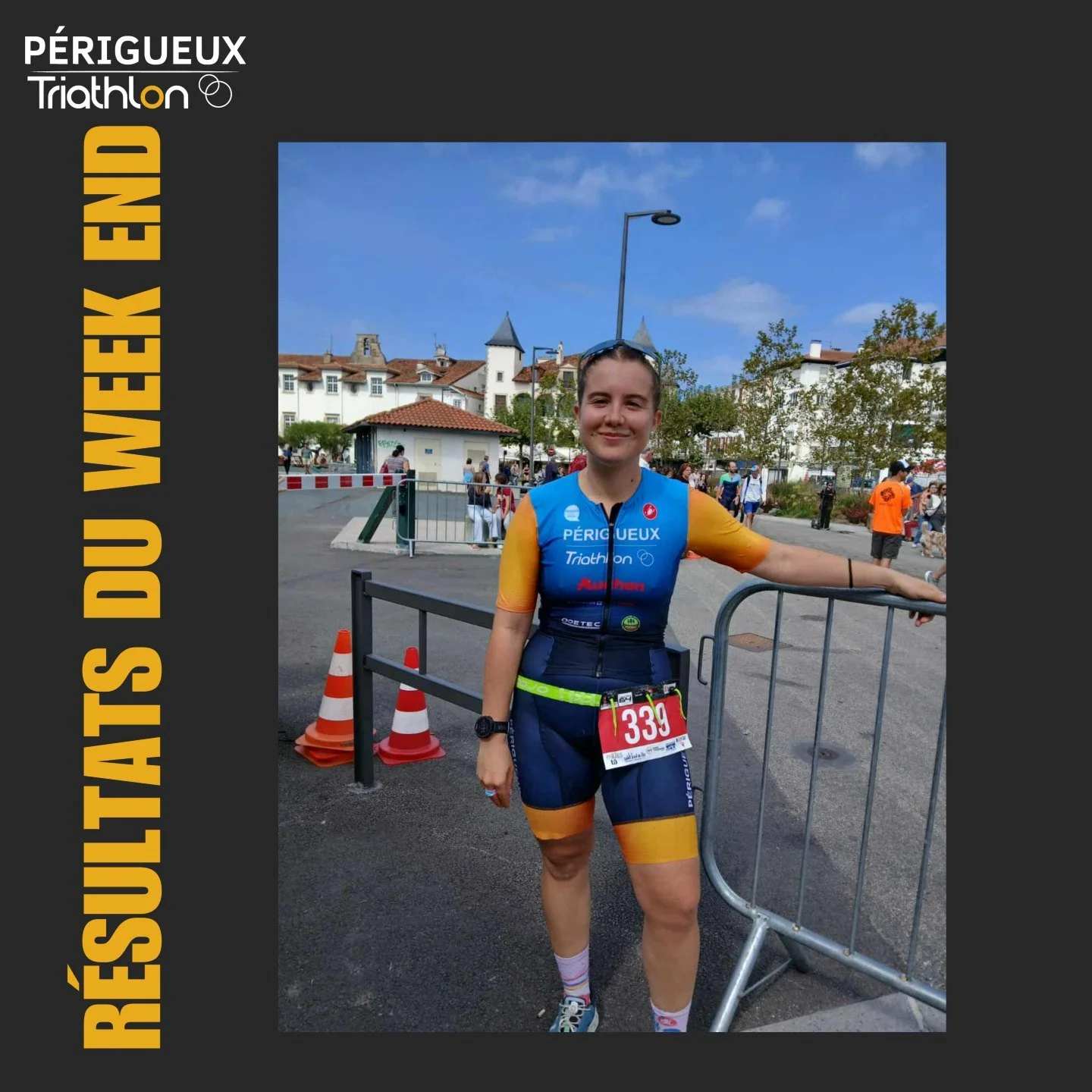 📢 R&eacute;sultats du week-end ! 

F&eacute;licitations &agrave; Marianne Bechou qui termine le Triathlon L de Saint-Jean-de-Luz en 6:00:44 apr&egrave;s une tr&egrave;s belle natation et un parcours v&eacute;lo magnifique ! 💪

Et notre warrior du w