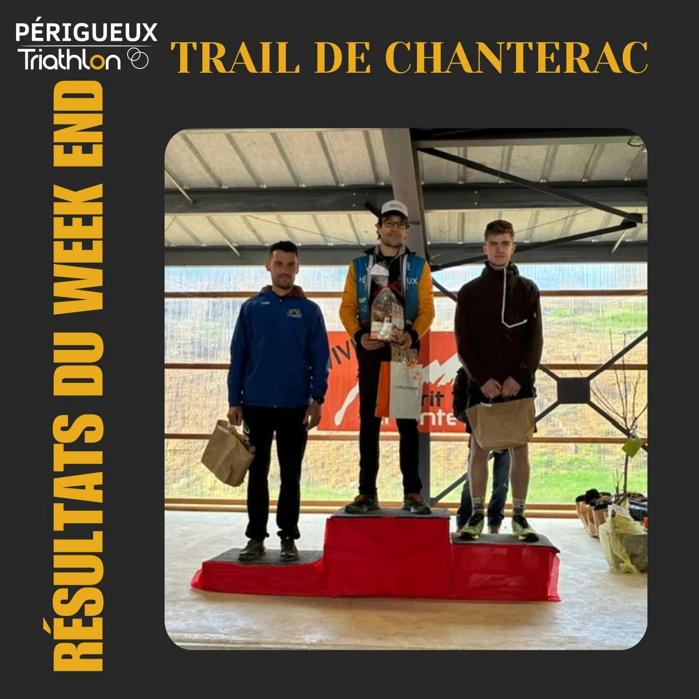📣 R&eacute;sultats du week-end :

 Trail de Chanterac 🏃&zwj;♀️
 De tr&egrave;s belles performances ce week-end sur les sentiers 💪 
- Dix&rsquo;Cote 10 km :
 Julien Mathieu, 2ᵉ de cat&eacute;gorie en 48&rsquo;08 
- Semi&rsquo;Cote, 24 km :
🥇 Olivi