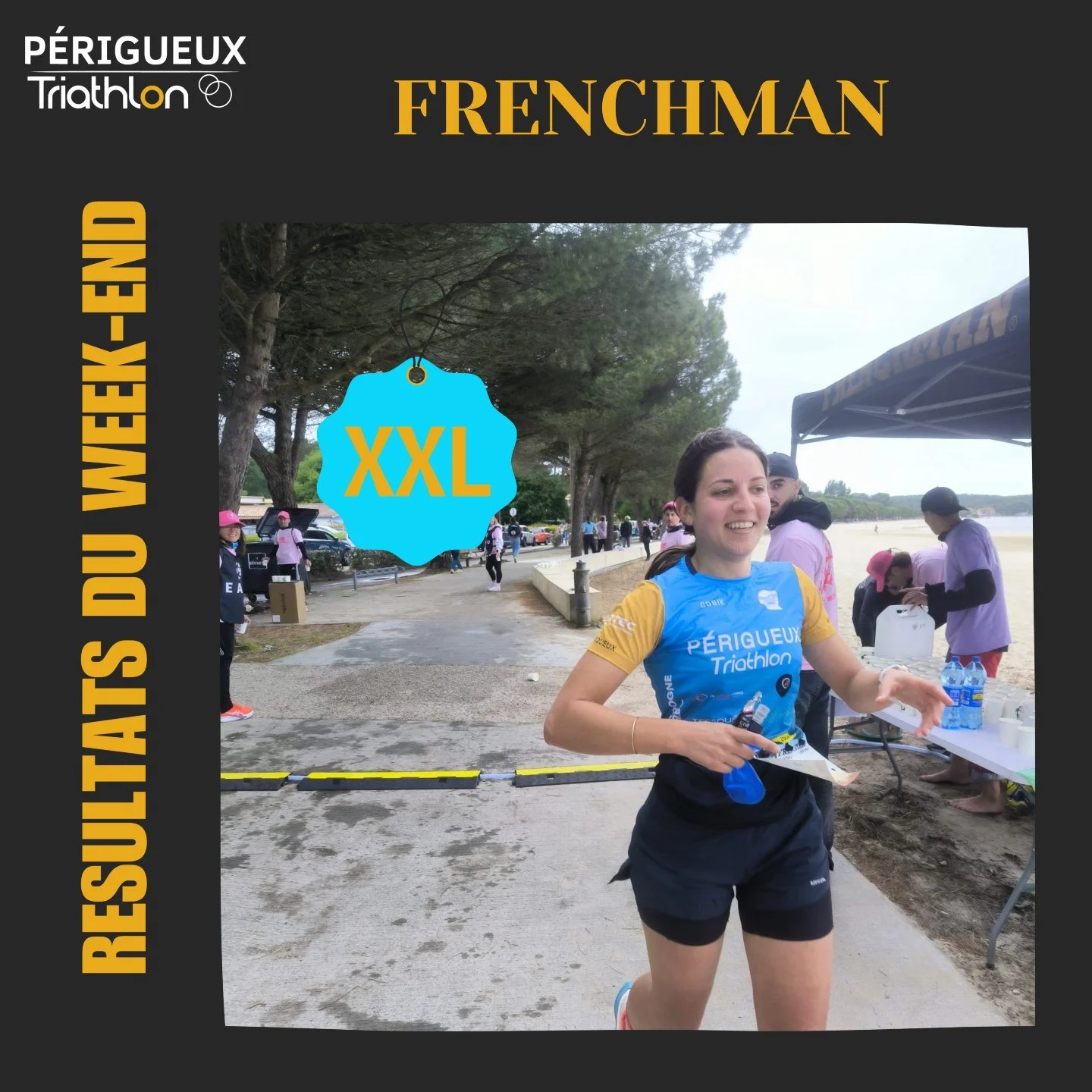 📢 R&eacute;sultats du week-end : 

Entre pluie, soleil, vent et m&ecirc;me neige, il y en avait pour tous les go&ucirc;ts ce week-end ! 🌦️❄️ 

🏆 Notre Warrior du week-end est Oc&eacute;ane, qui boucle le mythique Frenchman Triathlon au format XXL 