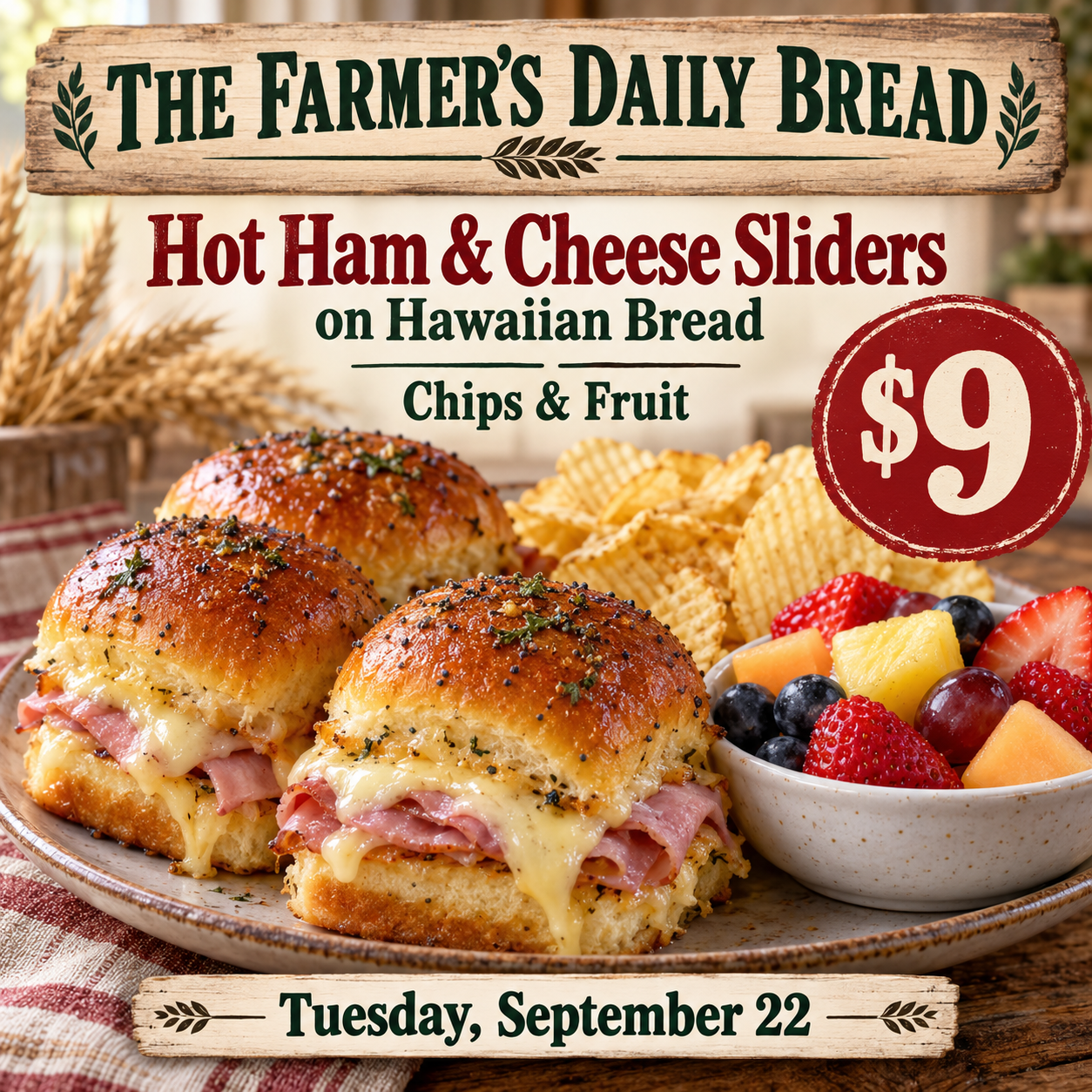 The Farmer's Daily Bread Meal