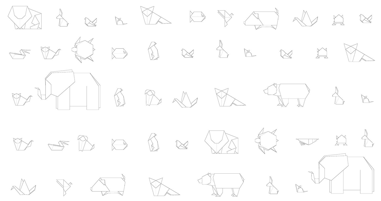 Wallpaper "Origami"