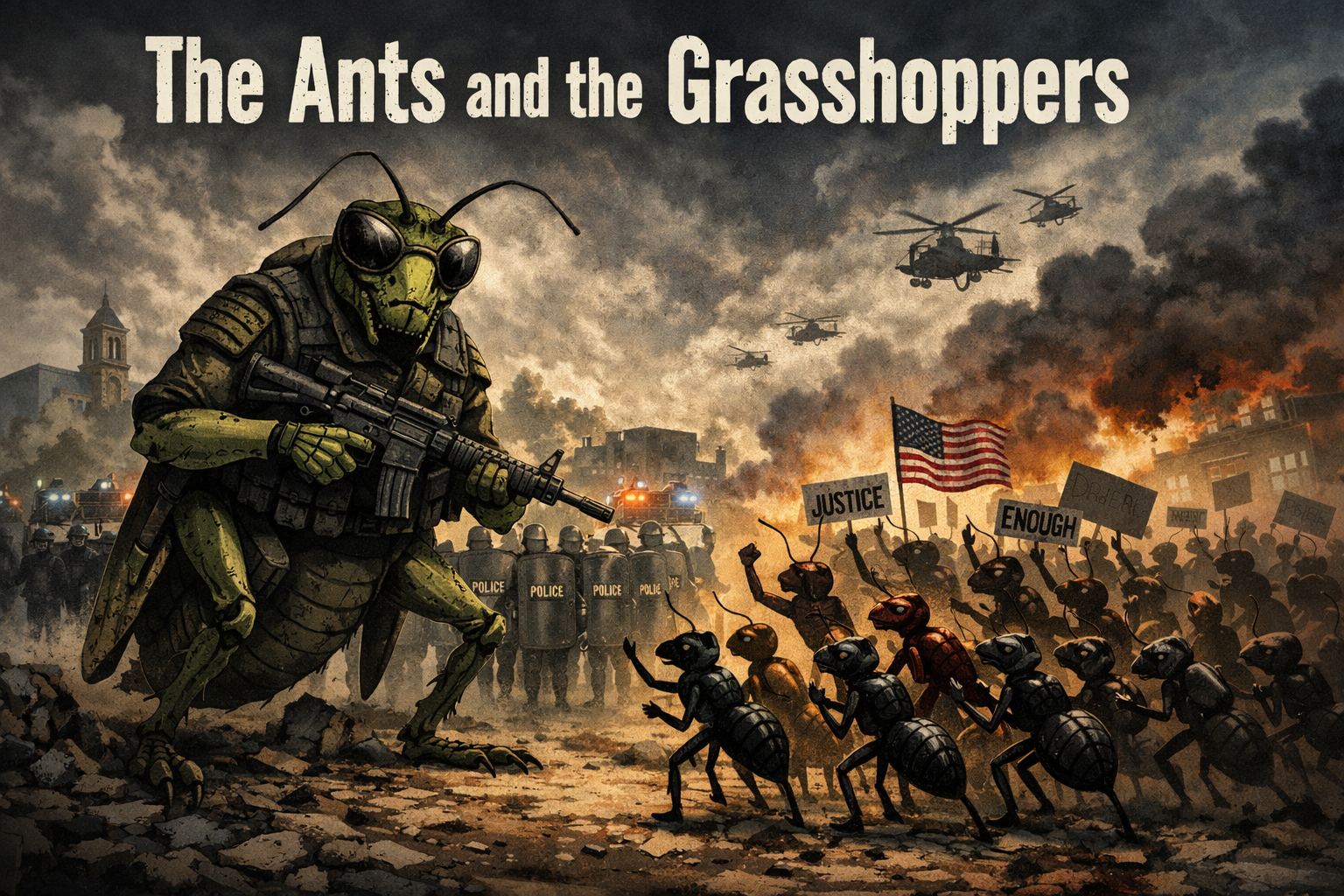 The Ants and the Grasshoppers