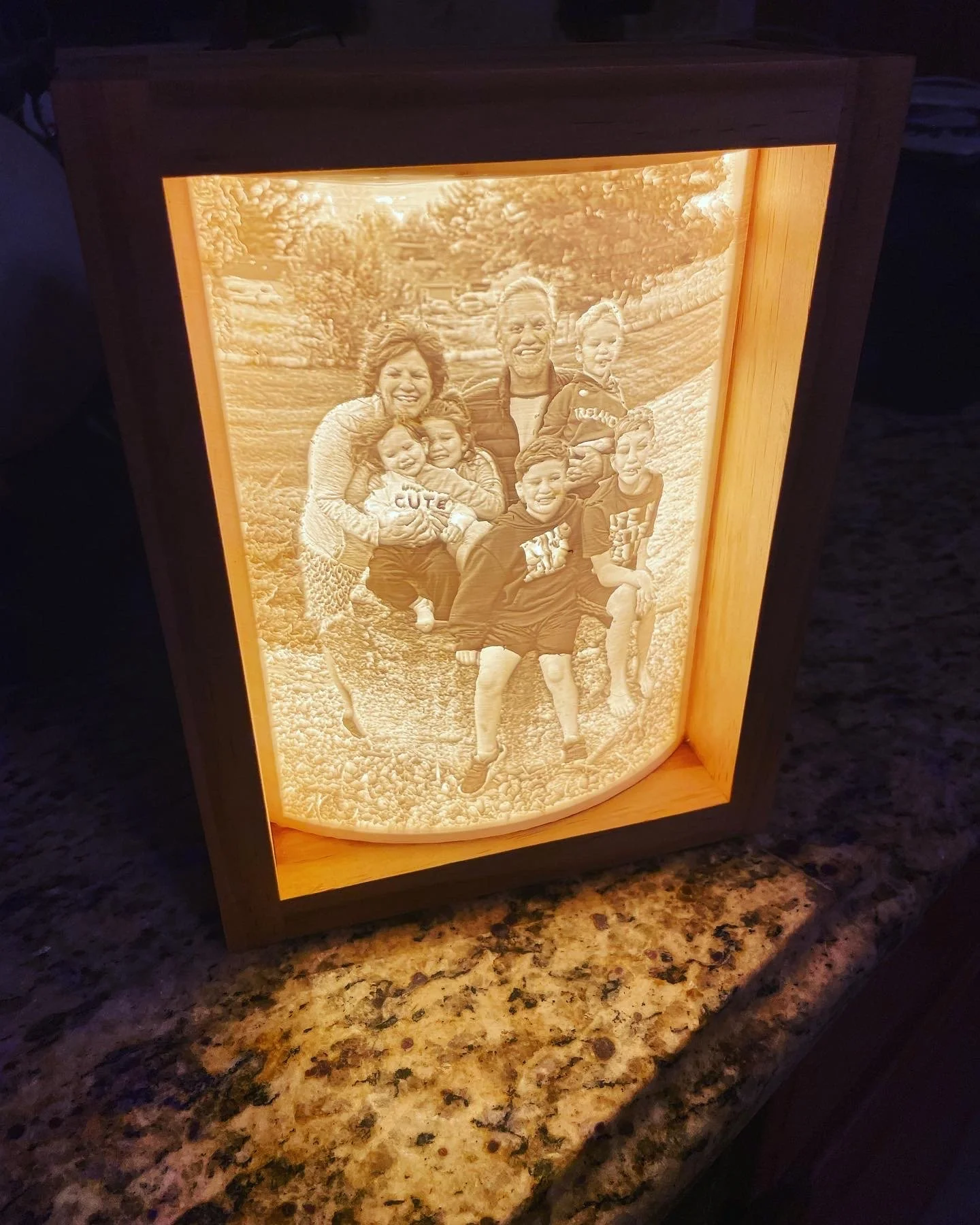 Lithophane 3D Print Photo with Frame.JPG