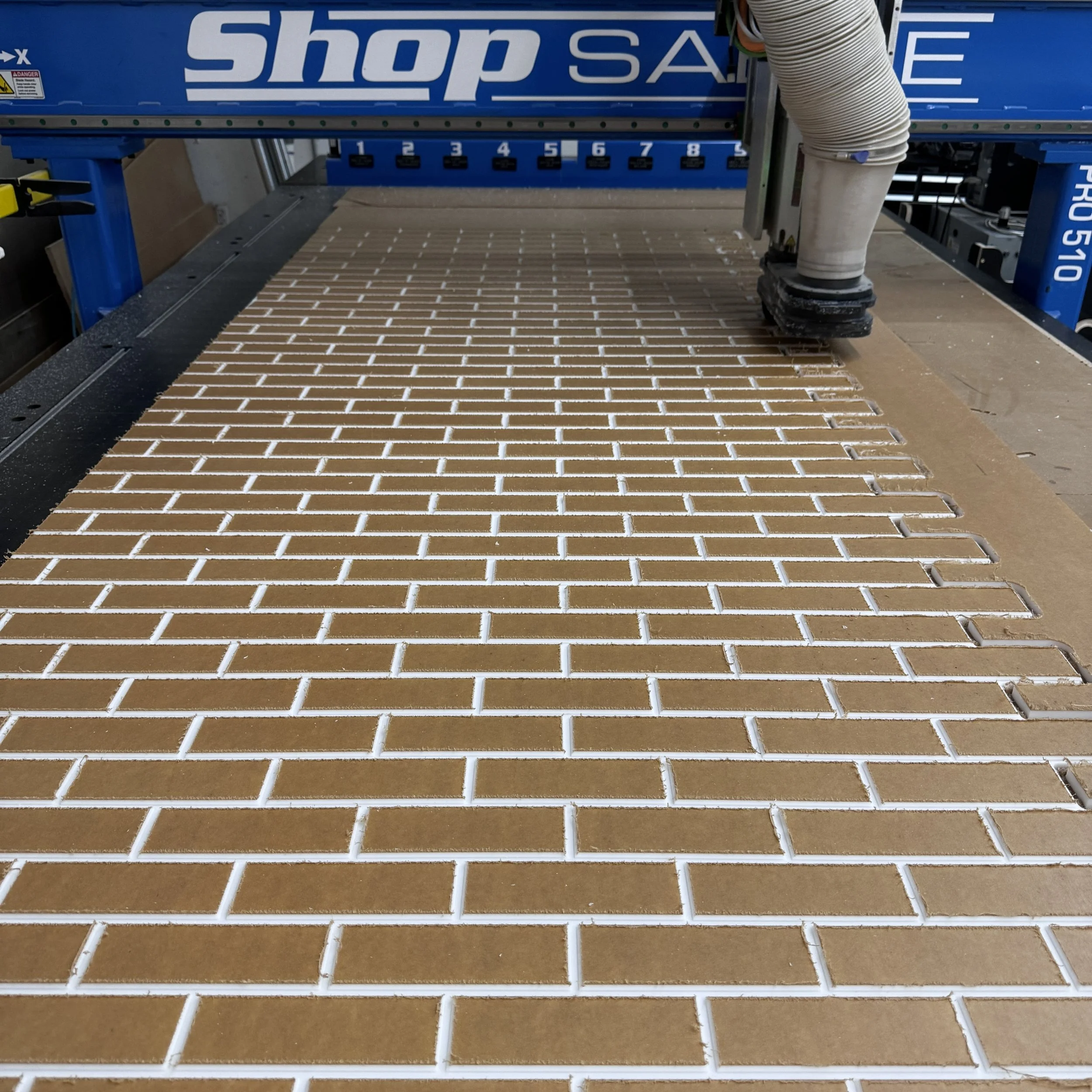 Faux Brick Wall Cut on CNC.jpg