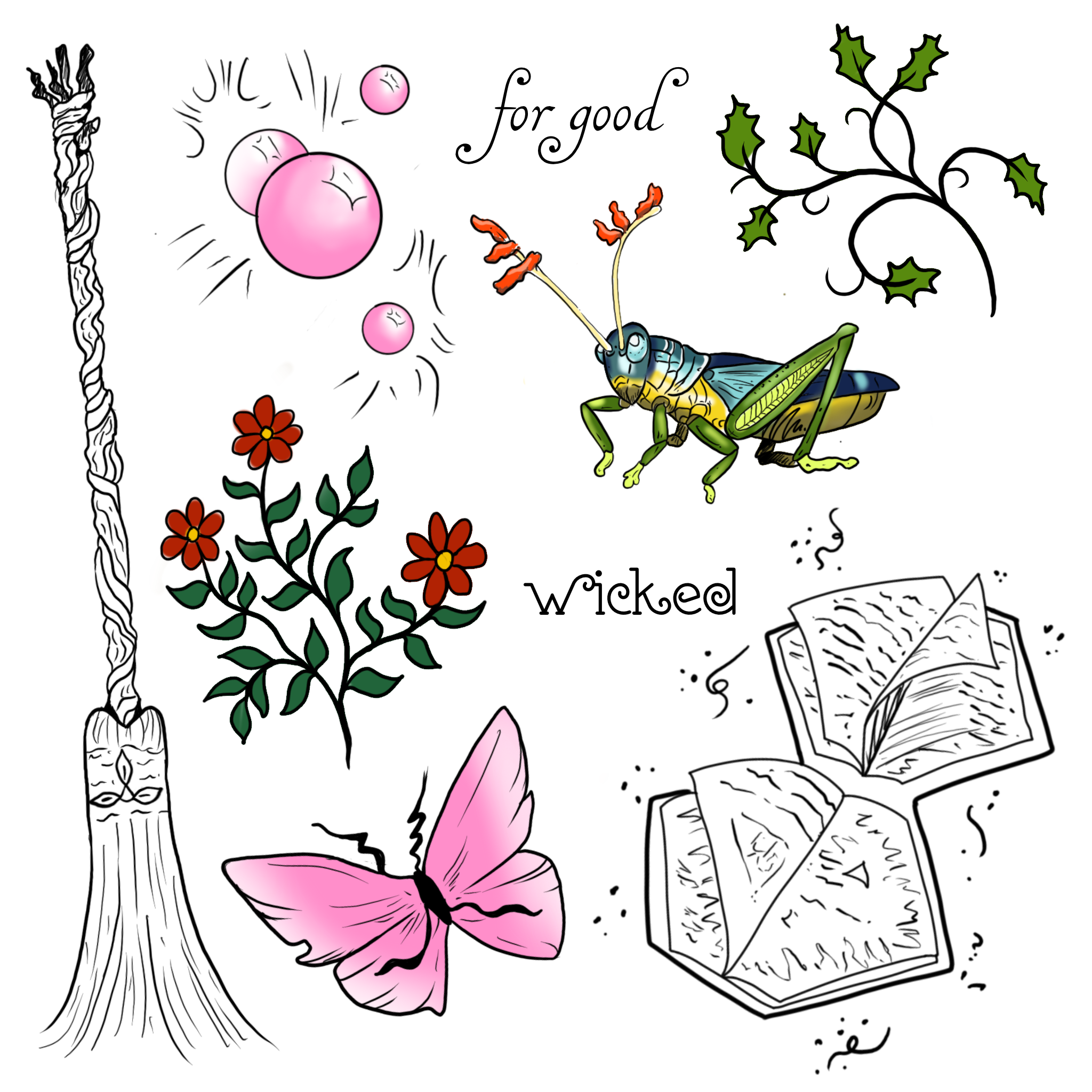 Wicked flash #2 | linework-$125-$250 color+shading- $150-$350 