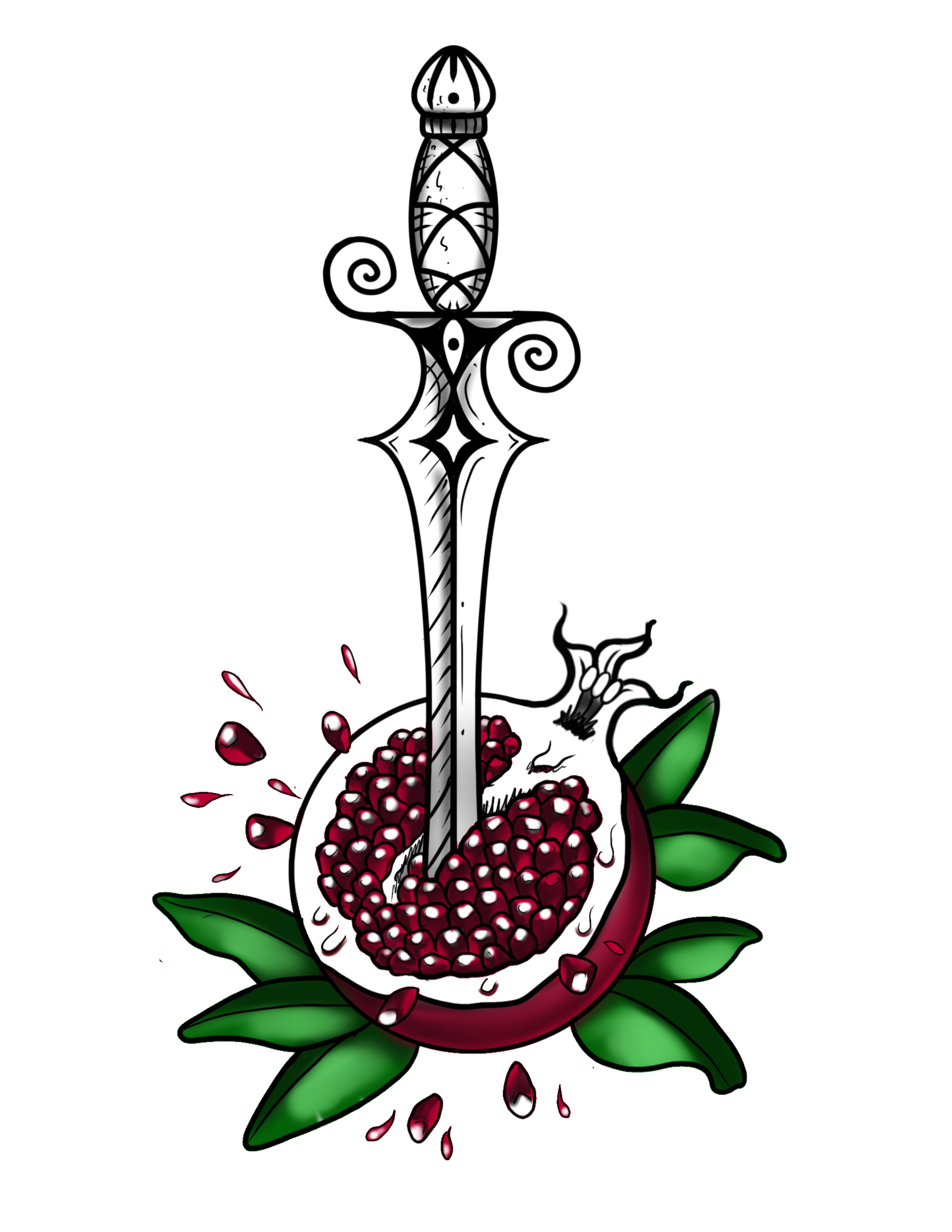 Sword Pome | shading and color $500