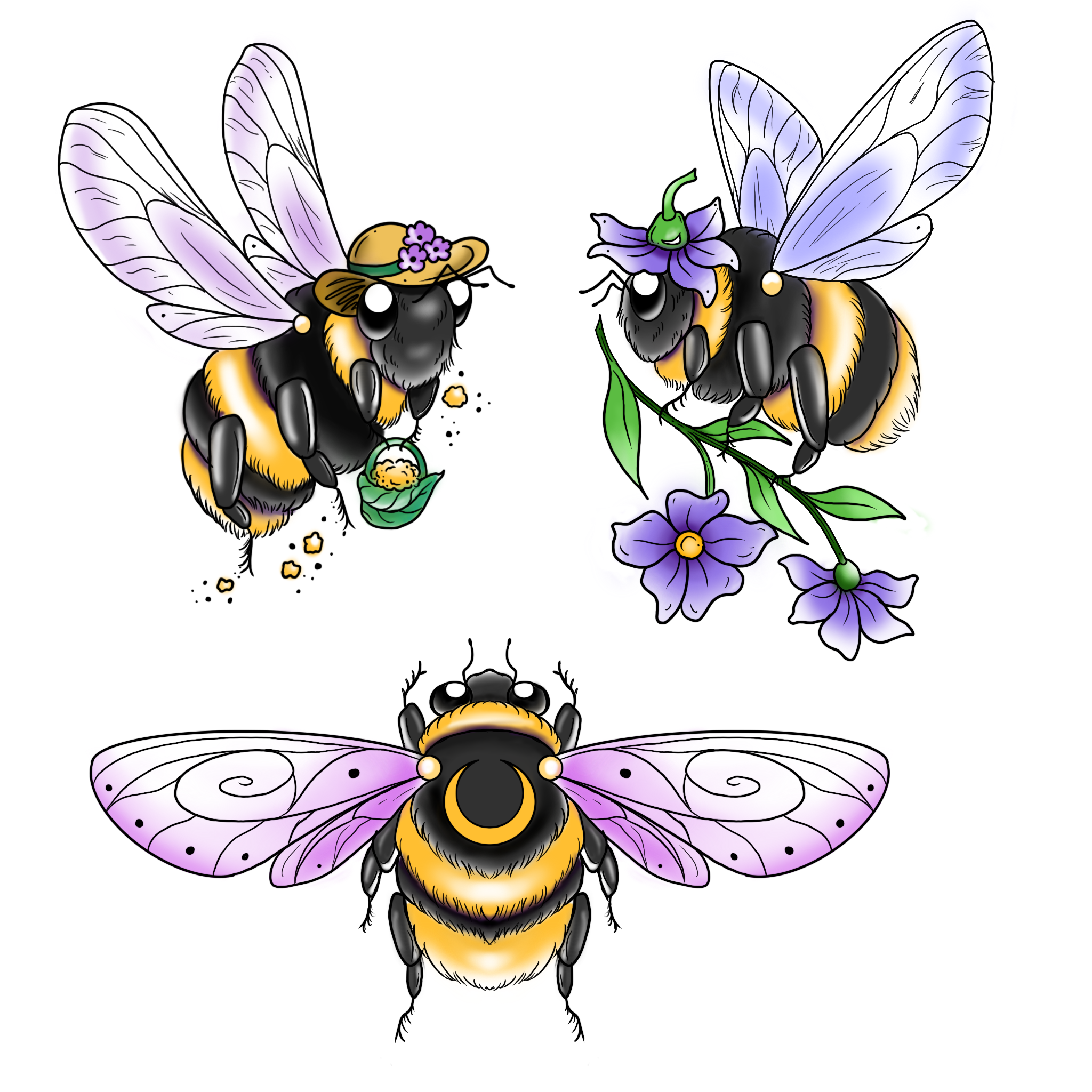 All three bee flash- see individual flash for pricing!