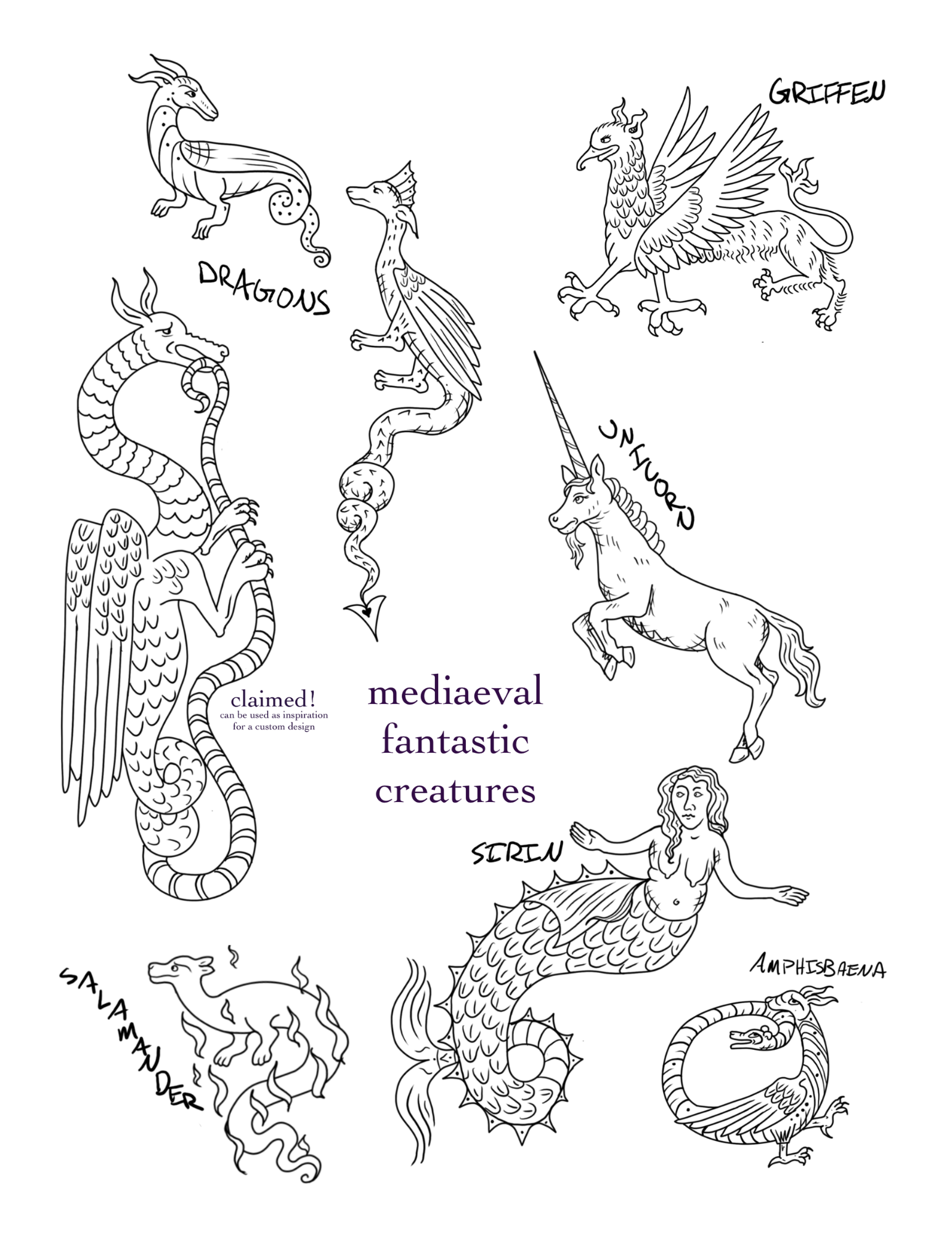 Mediaeval Fantastic Creatures