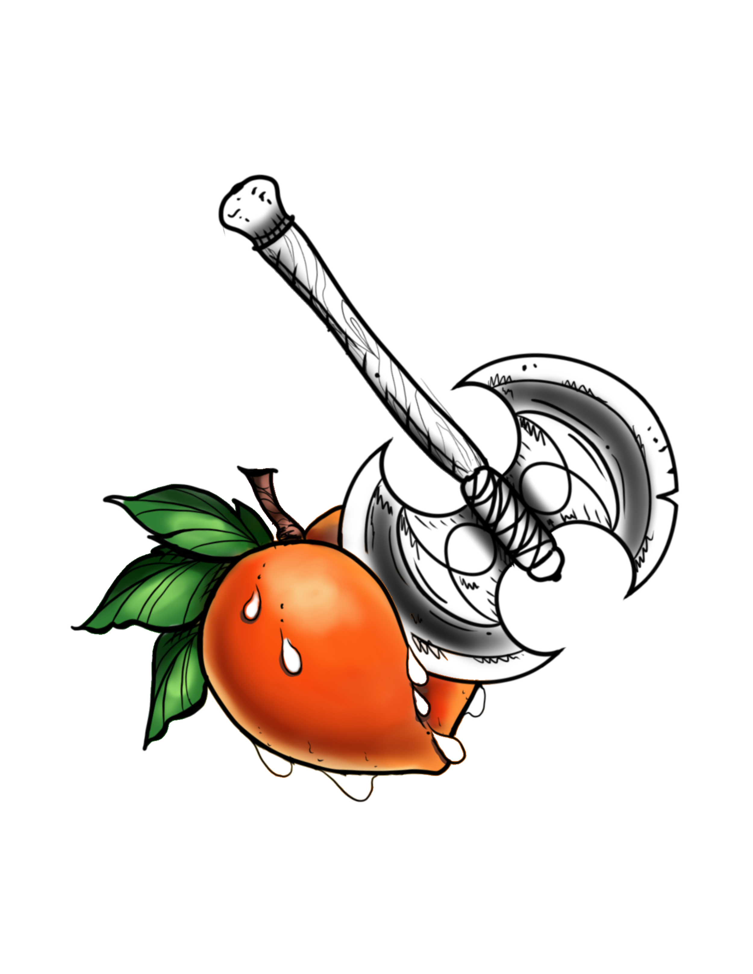 Ax Peach | color and shading $450