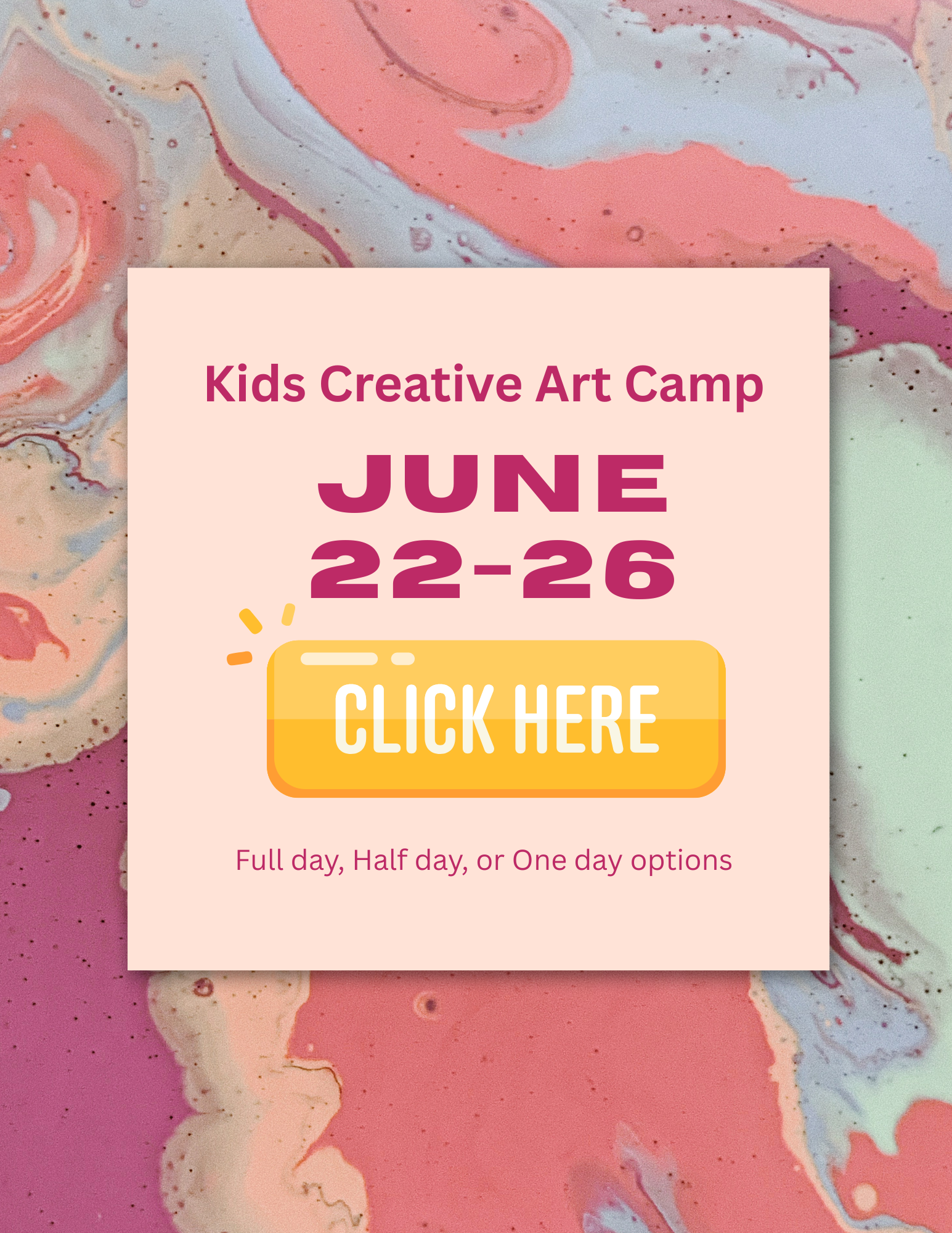 Kids Creative Art Camp:  June 22–26