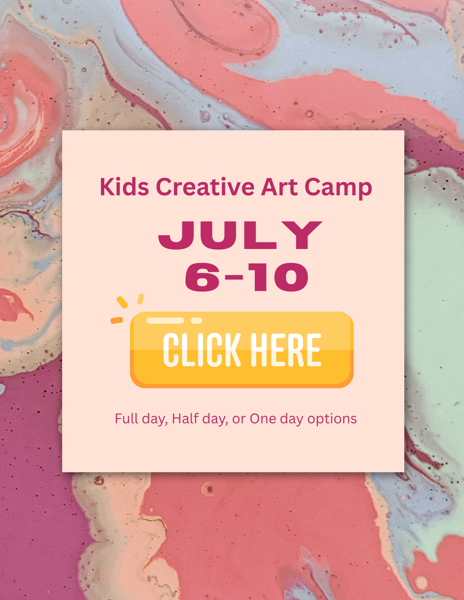 Kids Creative Art Camp: July  6–10